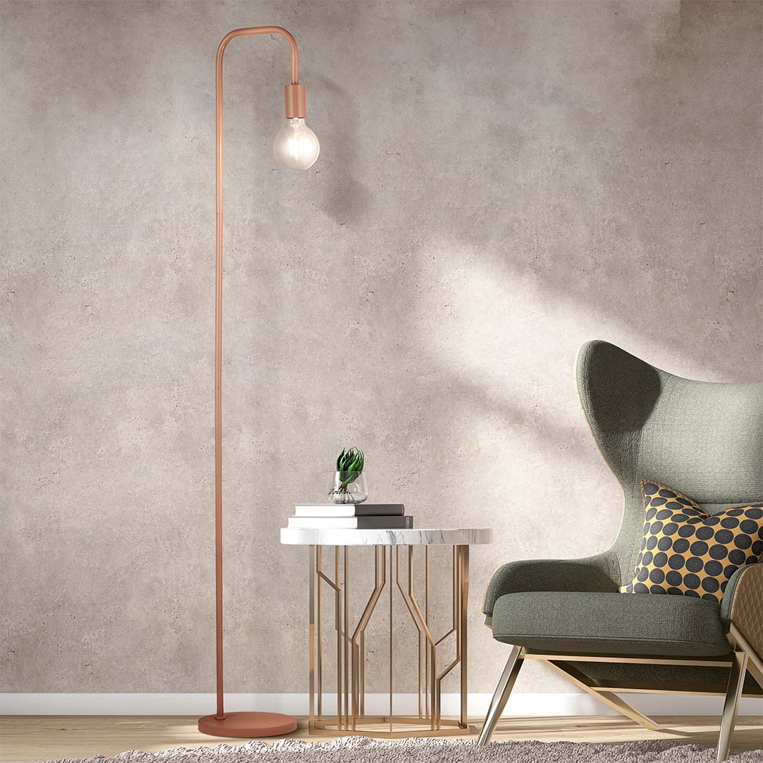 Searchlight   Exposed Bulb Floor Lamp , BrandAlley