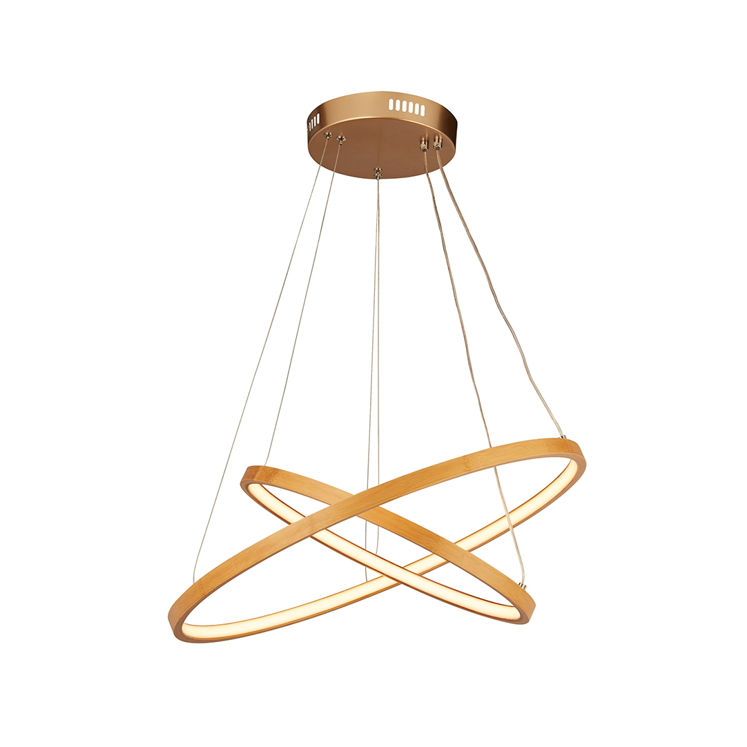 Searchlight    Brown Wooden Ceiling Light , BrandAlley