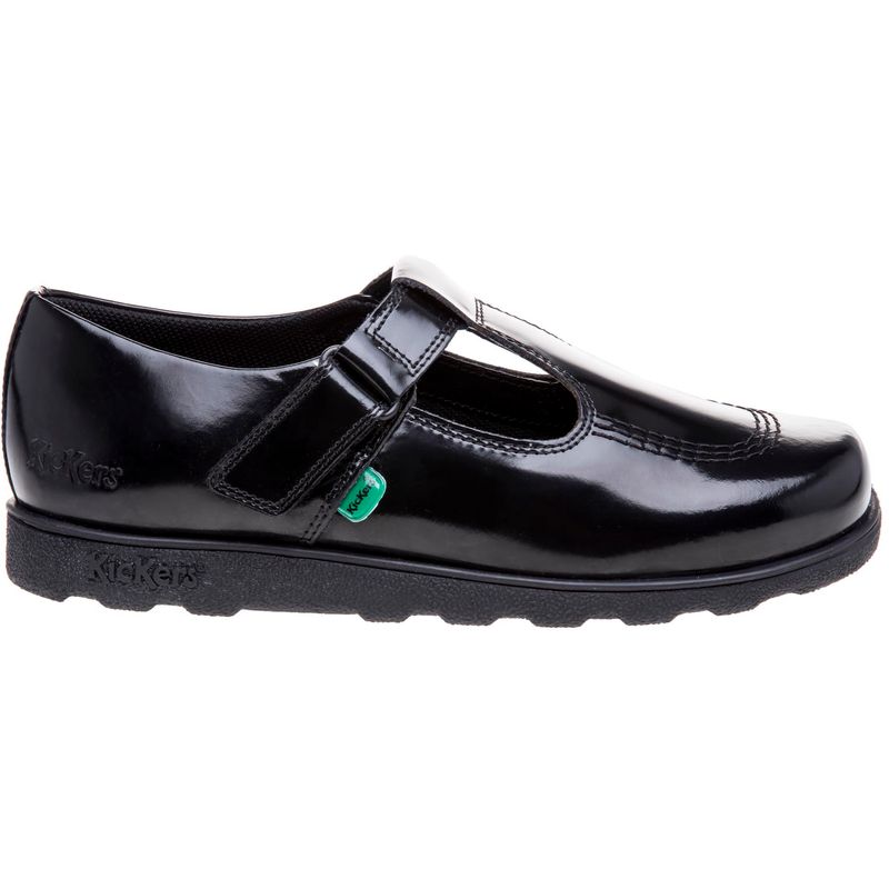 Kickers Boys  Fragma T-bar Shoes in Size 2, BrandAlley