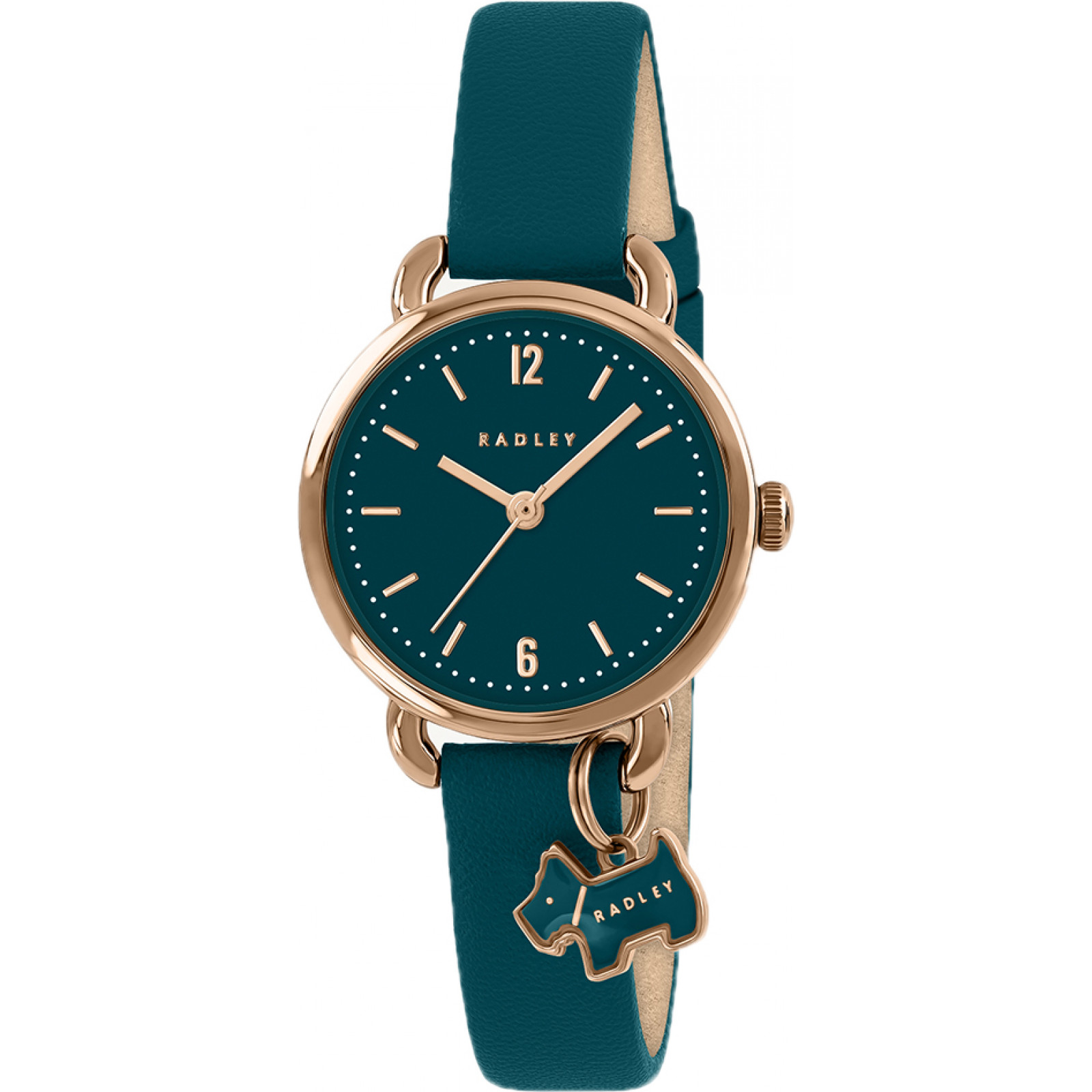 Radley Women's  Blue Bishops Lane Mini Charm With Leather Strap in Size 21, BrandAlley
