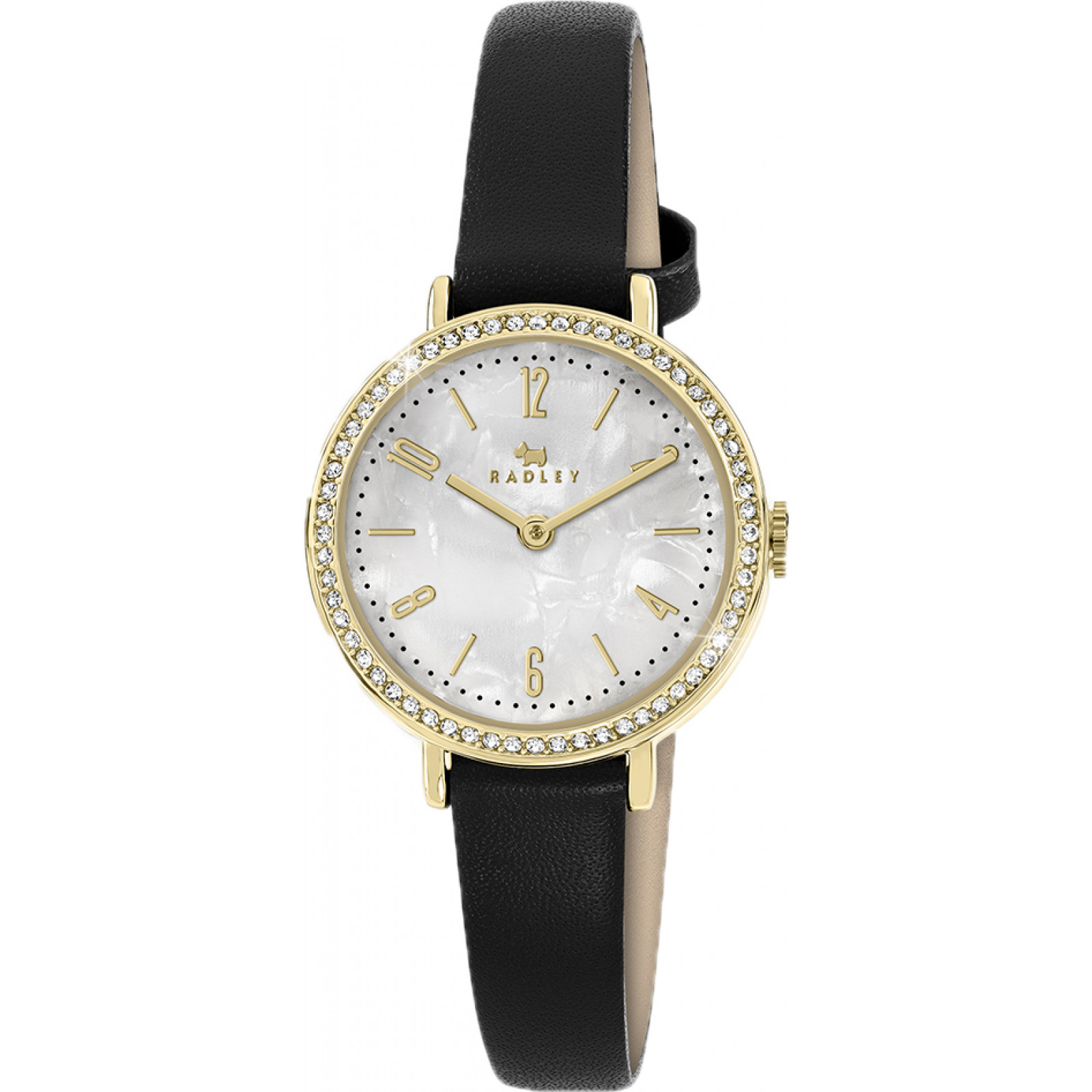 Radley Women's   Black Windsor Lane Strap Watch in Size 21, BrandAlley