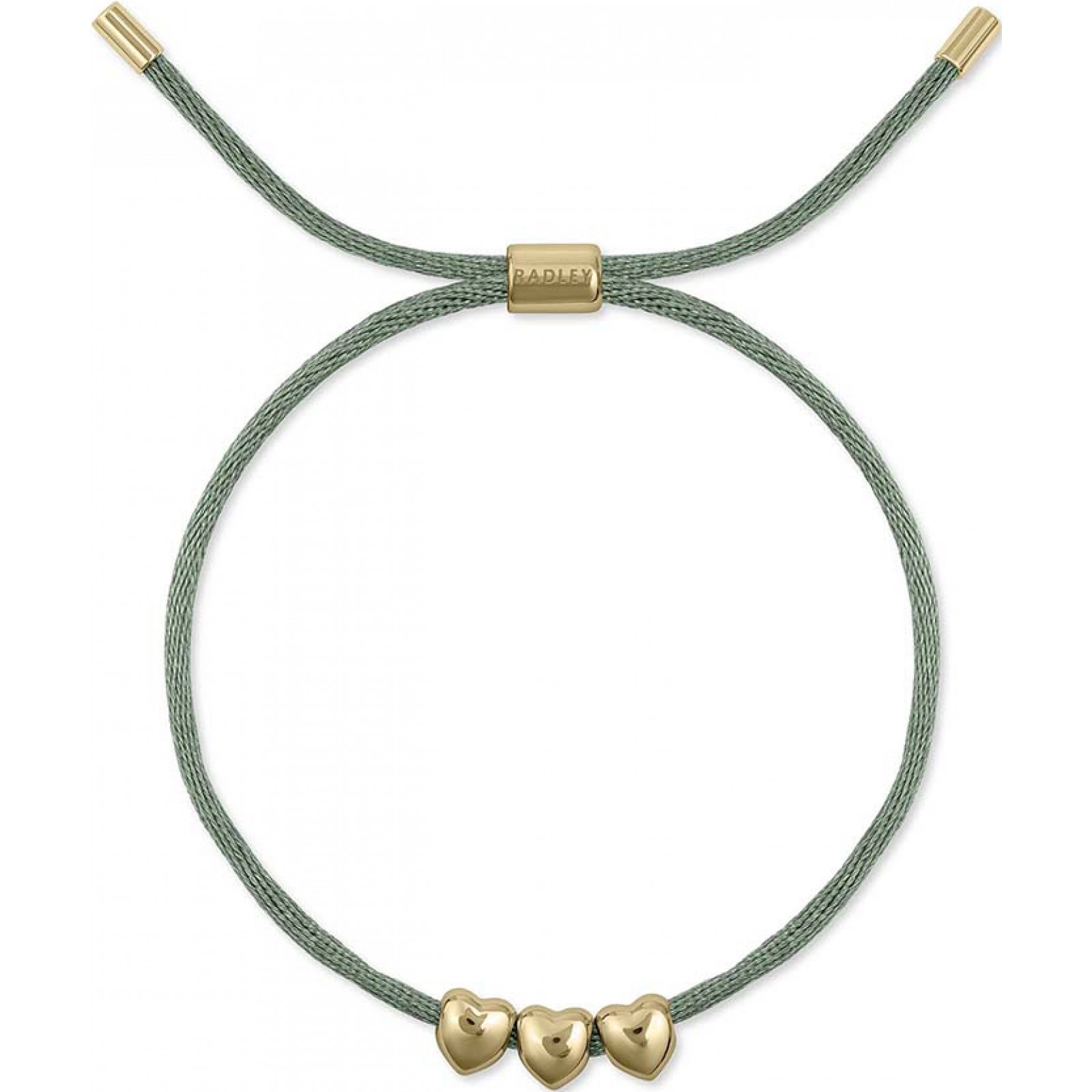 Radley Women's  Green Cord Friendship Bracelet in Size 18ct, BrandAlley