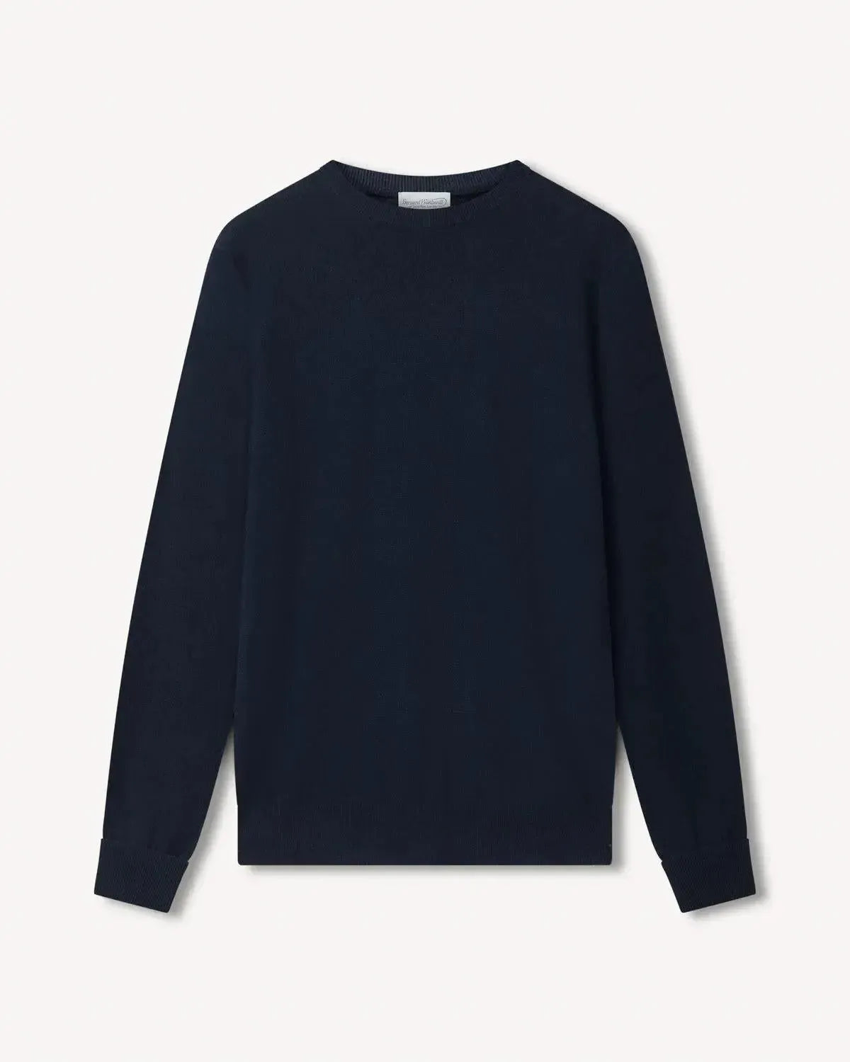 Bernard Weatherill Cashmere Mix Crew Neck Sweater Navy