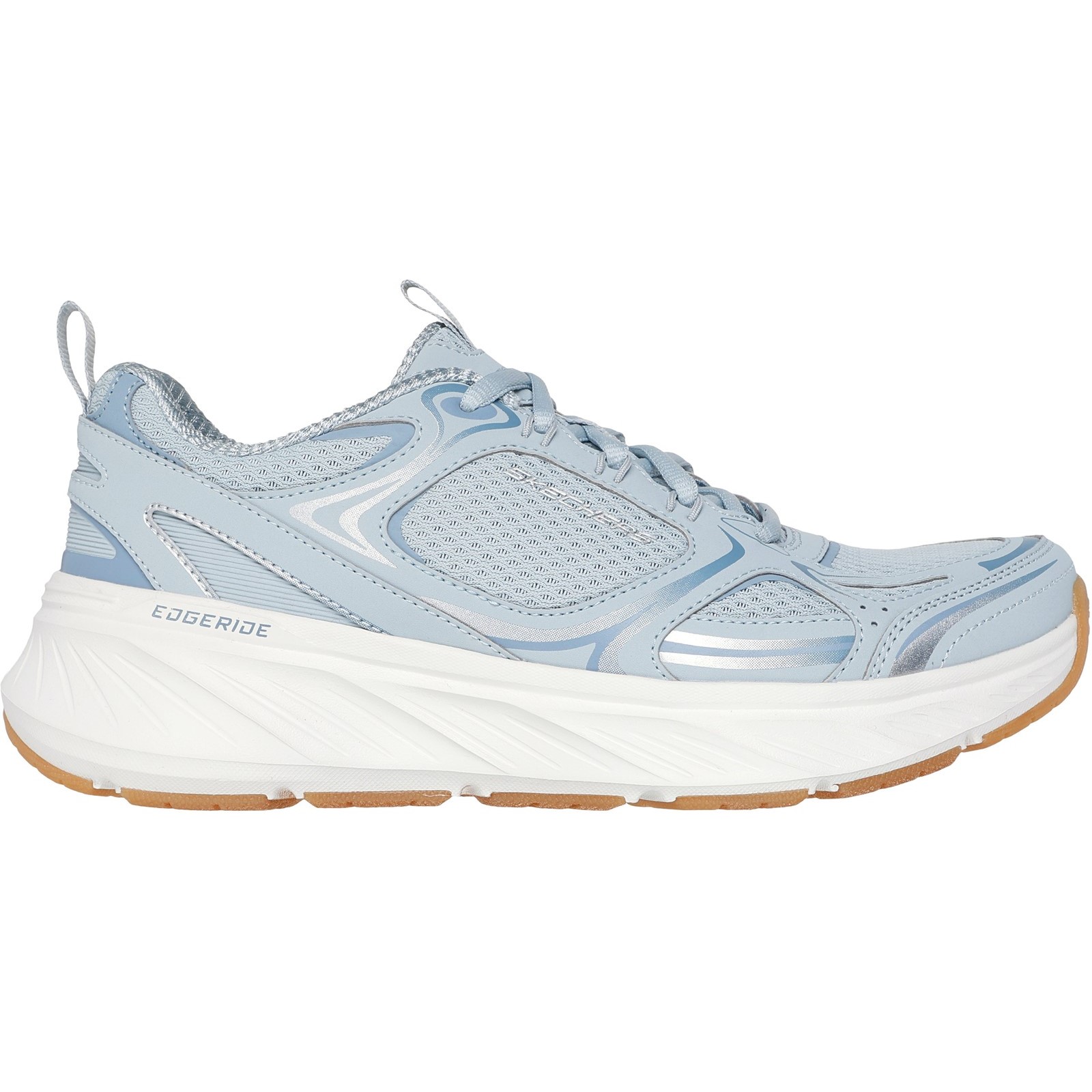 Skechers Women's   Blue Edgeride Silver Eclipse Trainers in Size 7, BrandAlley