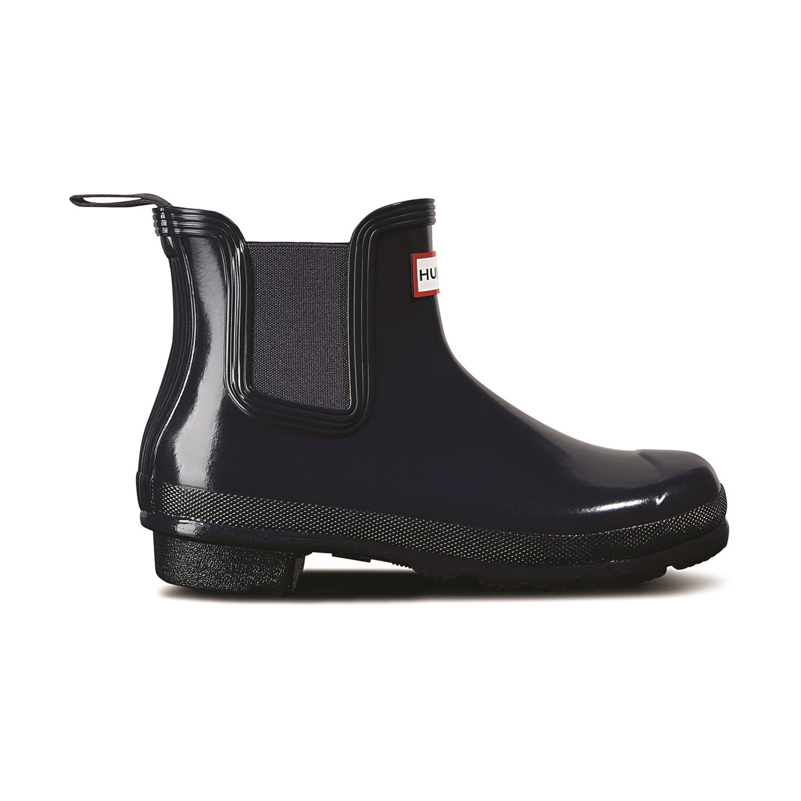 Hunter Women's  Navy Original Chelsea Gloss Boot in Size 5, BrandAlley