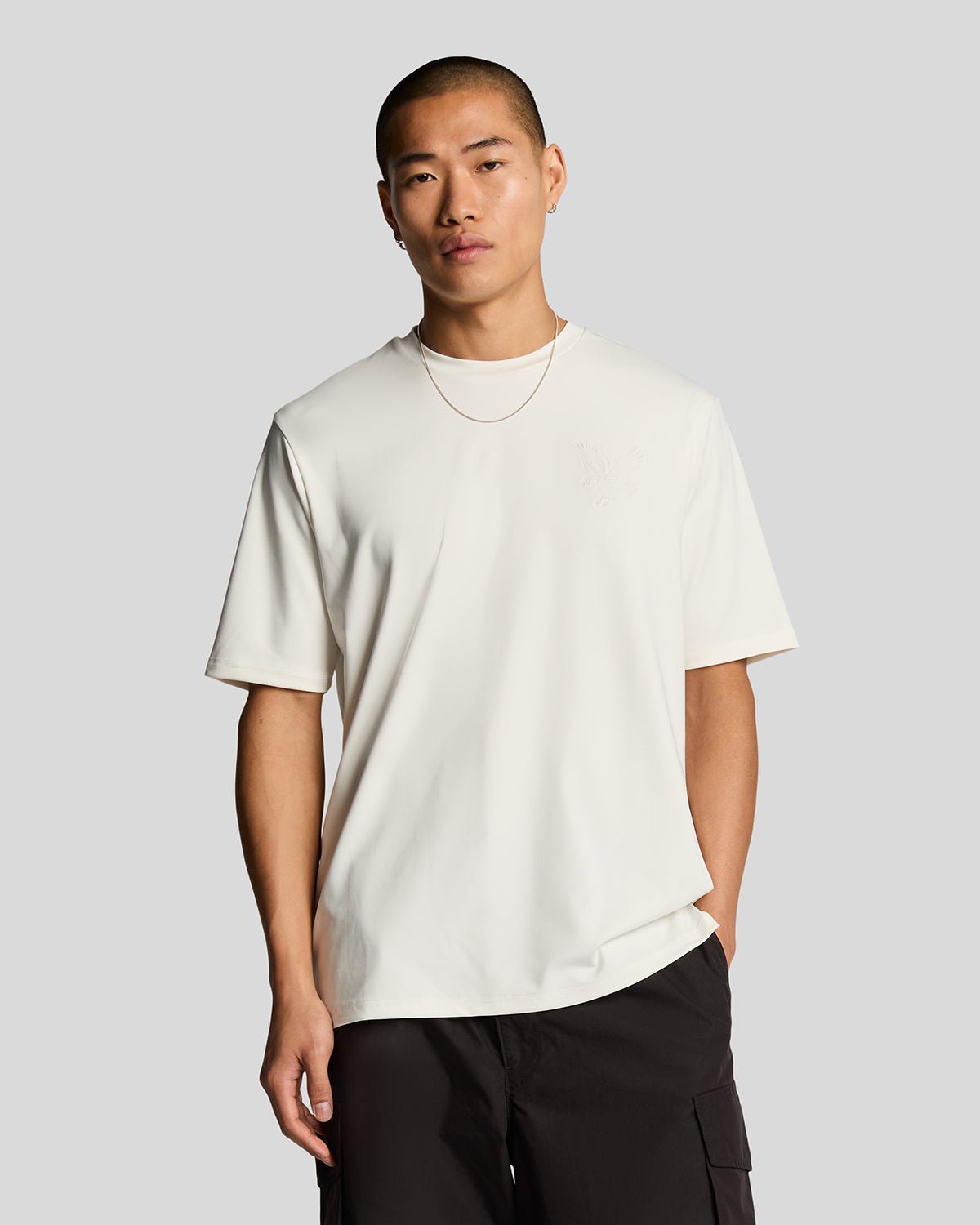 Lyle & Scott Men's  Panelled Neoprene T-Shirt in Size S, BrandAlley