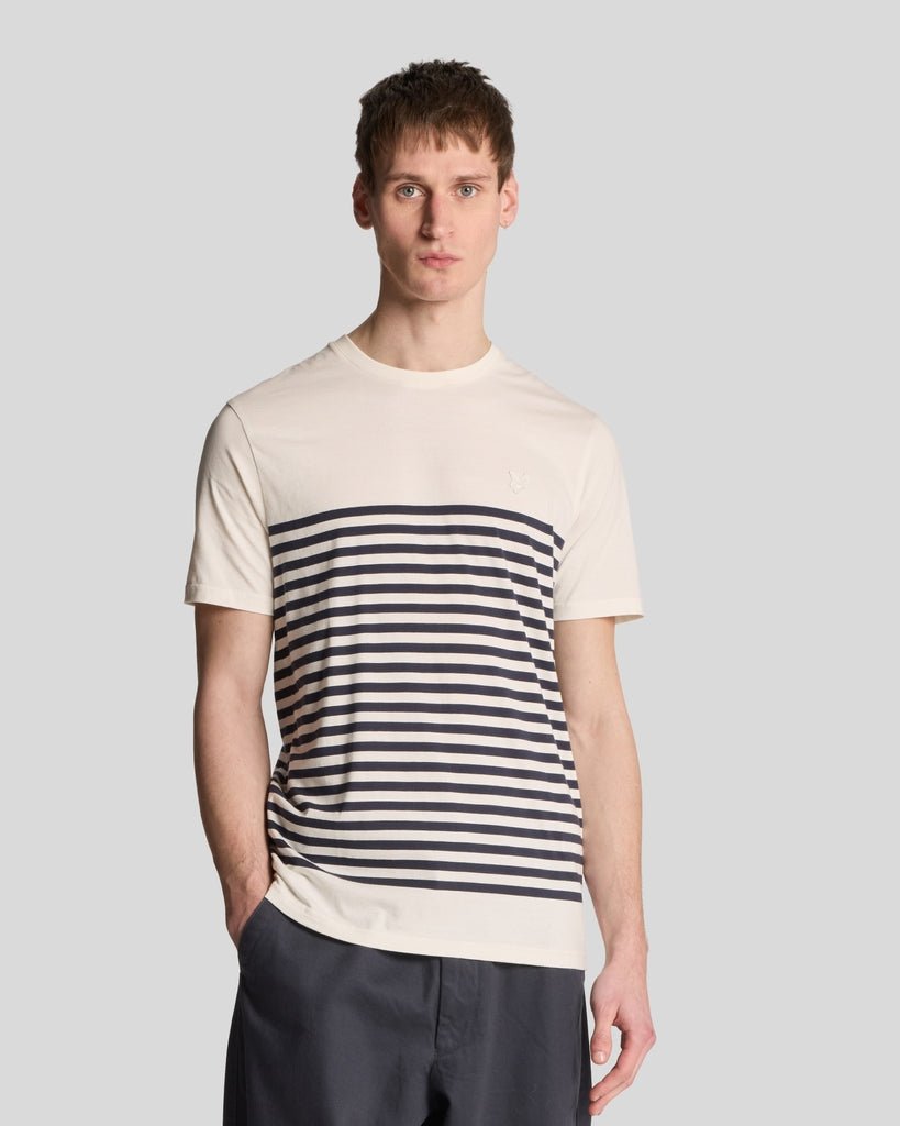 Lyle & Scott Men's  Stripe T-Shirt in Size XS, BrandAlley