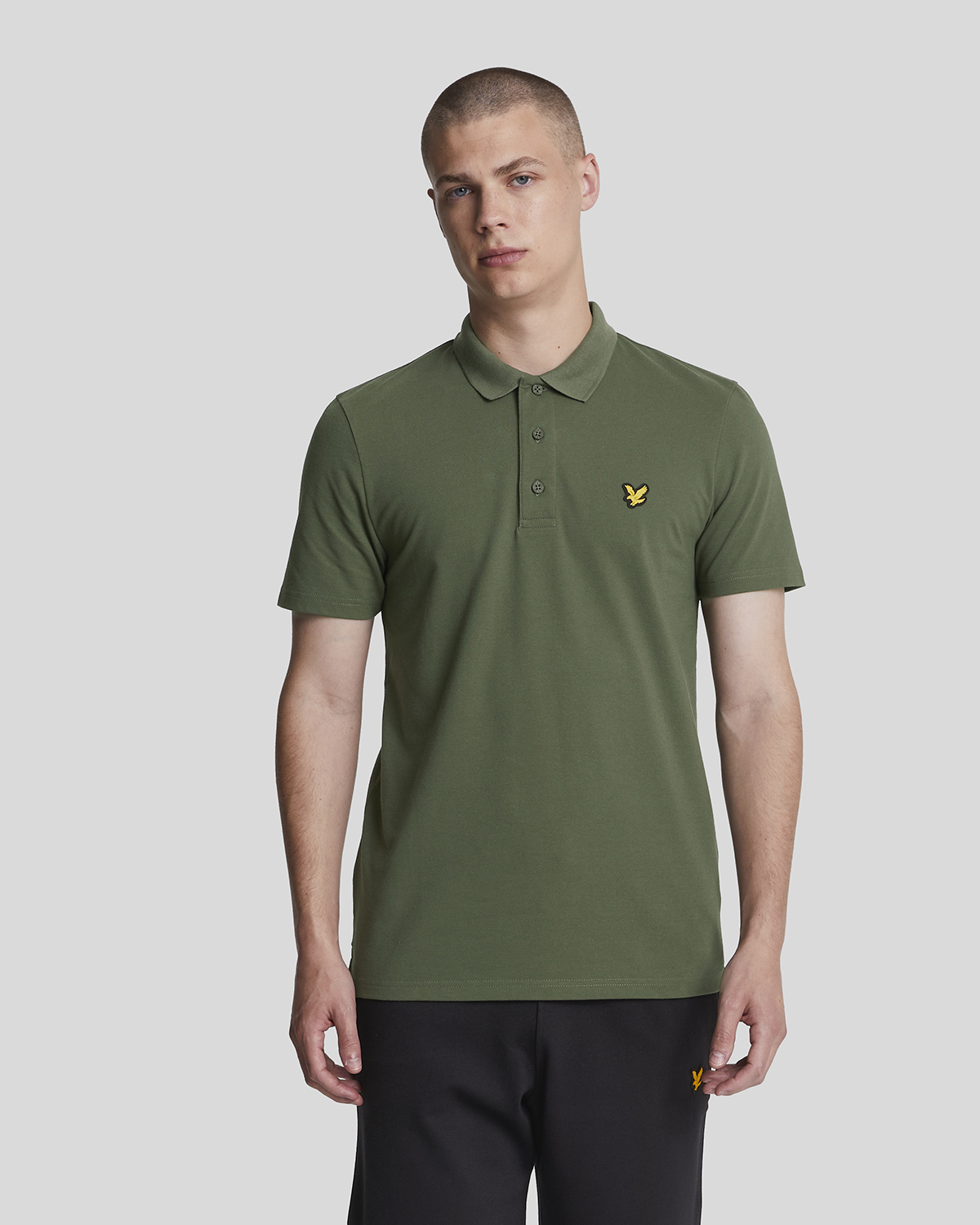 Lyle & Scott Men's   Green Sports Short Sleeve Polo Shirt in Size XS, BrandAlley