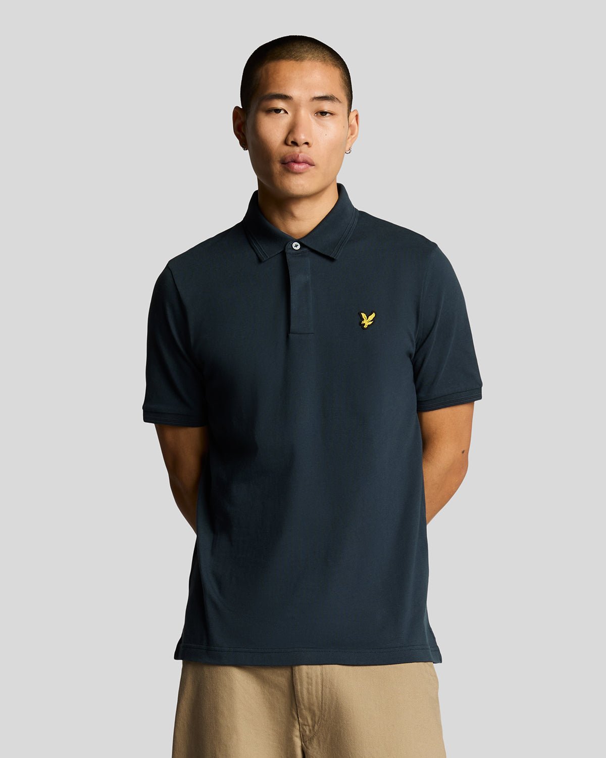 Lyle & Scott Men's  Ottoman Tipped Polo Shirt in Size XS, BrandAlley