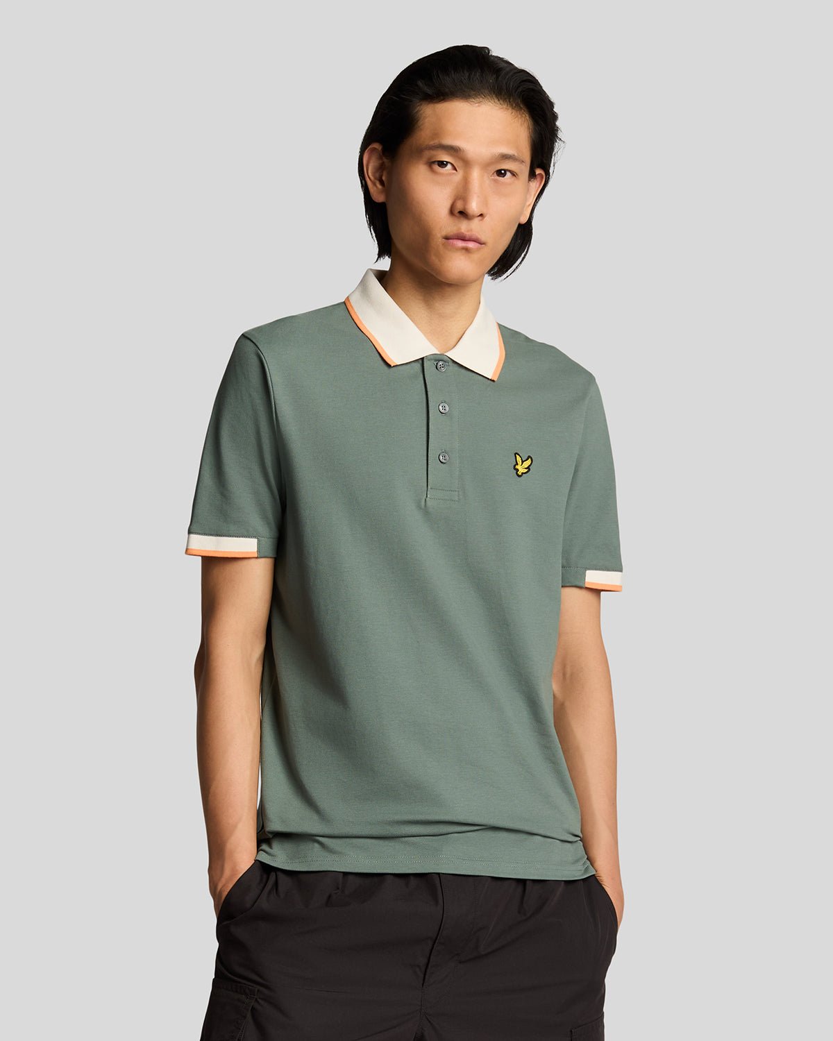 Lyle & Scott Men's  Half Tipped Polo Shirt in Size XS, BrandAlley
