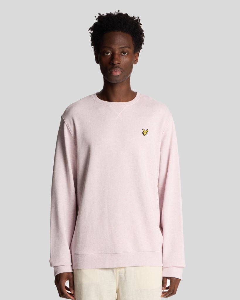 Lyle & Scott Men's  Heathered Crew Neck Sweatshirt in Size XS, BrandAlley