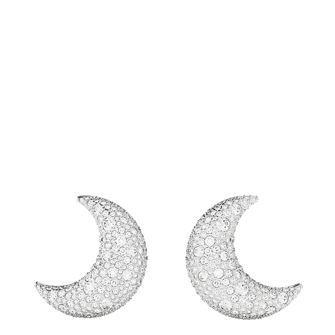 SWAROVSKI Women's  Luna Clip Moon Earrings in Size 3.1, BrandAlley