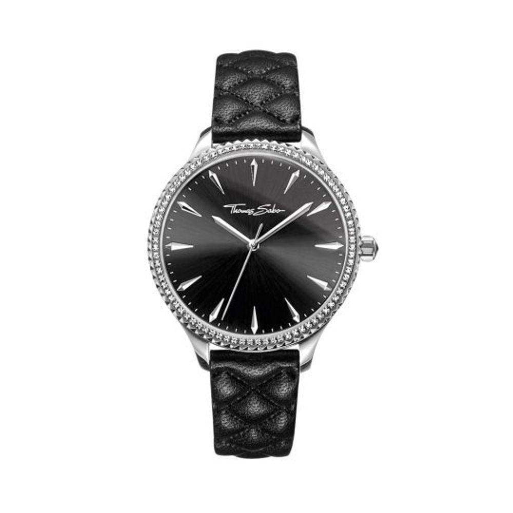Thomas Sabo Women's   Black Leather Watch , BrandAlley