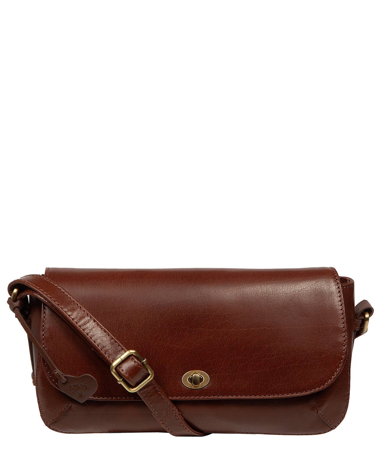 NiNa Amora Women's  'Marina' Conker Brown Leather Cross Body Bag , BrandAlley