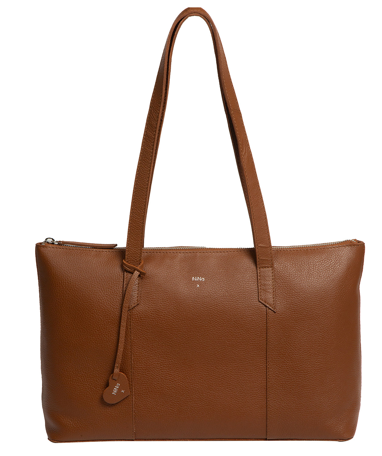 NiNa Amora Women's   Brown 'Maria' Tan Leather Tote Bag , BrandAlley