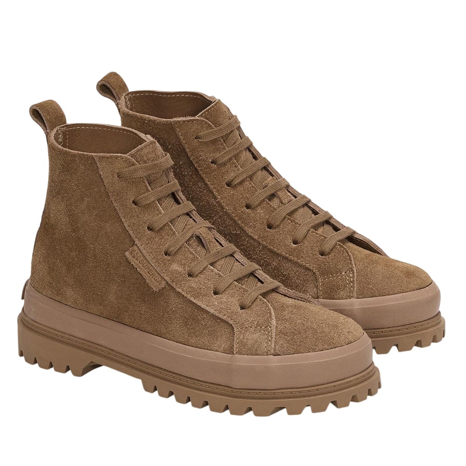 Superga Women's   Grey  Adult 2641 Alpina Suede Ankle Boots Brown in Size 5.5, BrandAlley