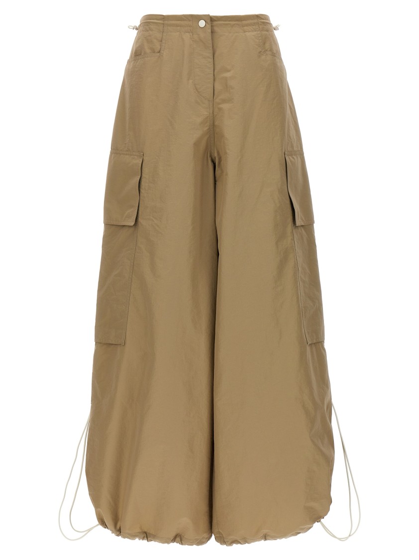 Palm Angels Girls  Lightweight Nylon Parachute Pants With Adjustable Cuffs in Size 8, BrandAlley