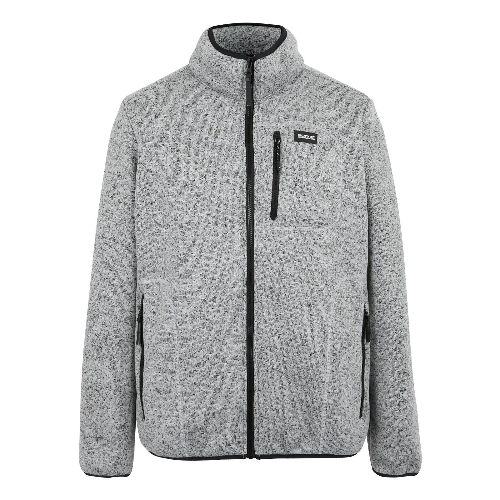 Regatta Men's  Fleece Jacket Barlee Polyester Silver Grey in Size 3XL, BrandAlley