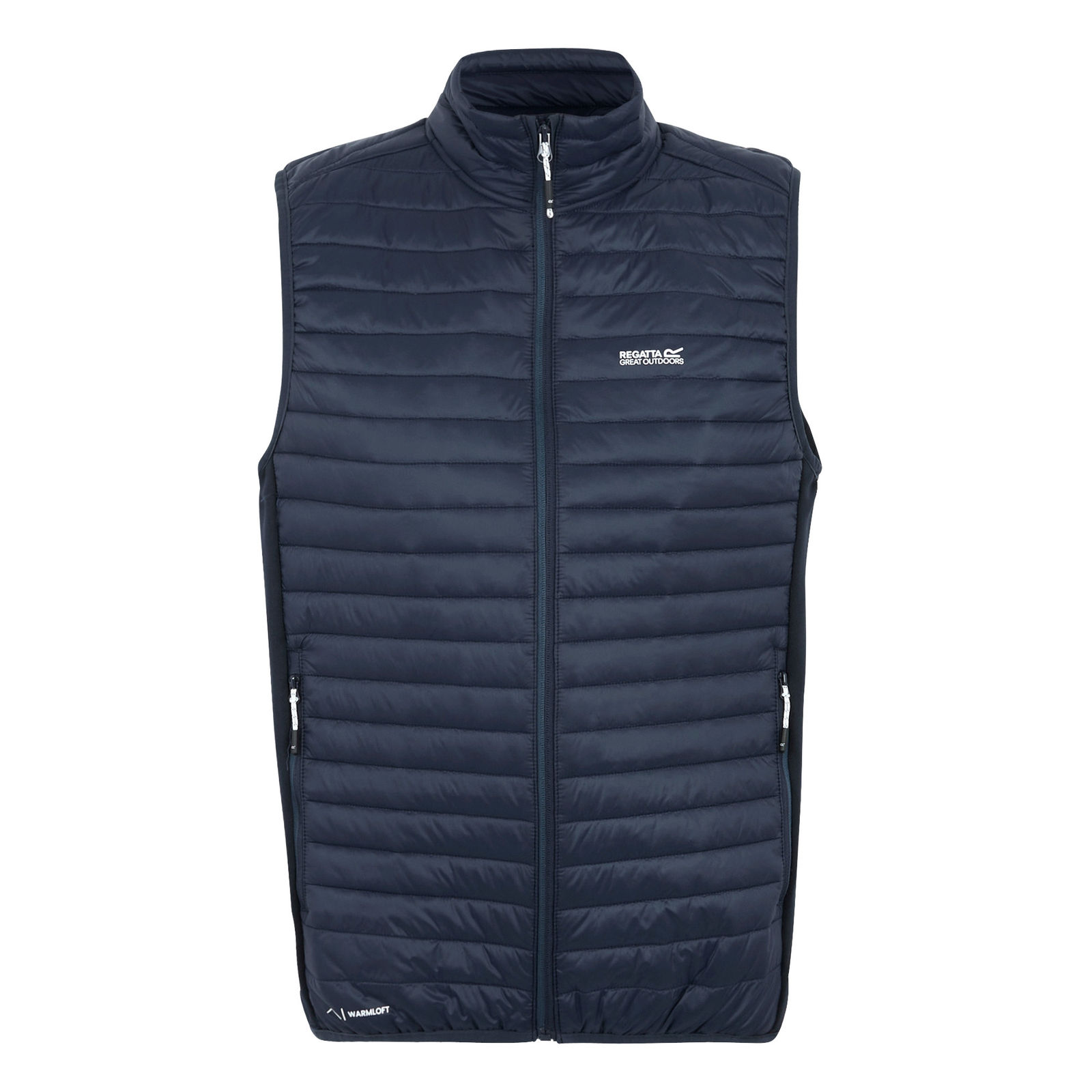 Regatta Men's  Padded Jacket Andreson Hybrid Mixed Navy Blue in Size L, BrandAlley