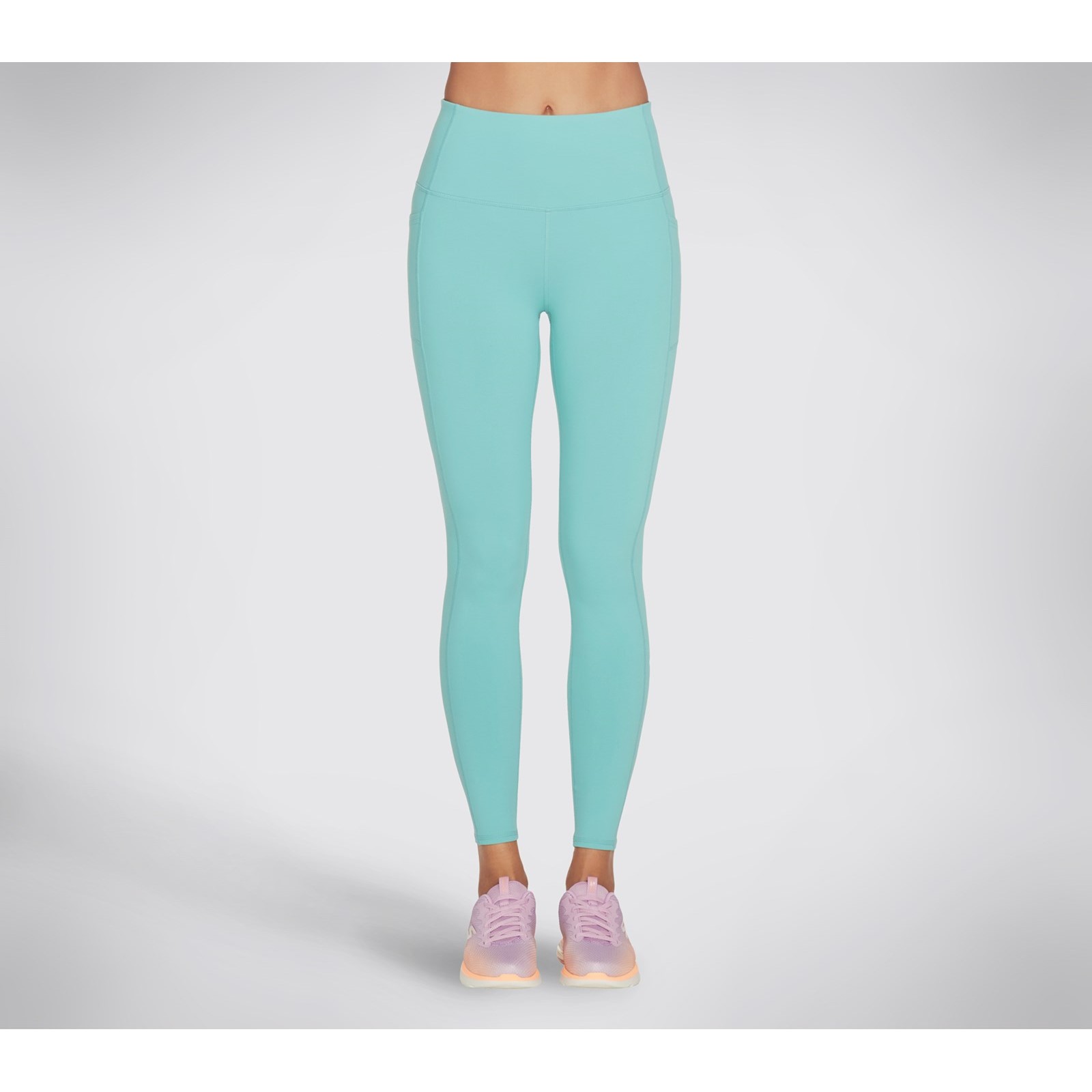 Skechers Women's   Blue Turquoise Gowalk Wear High Waisted Legging in Size S, BrandAlley