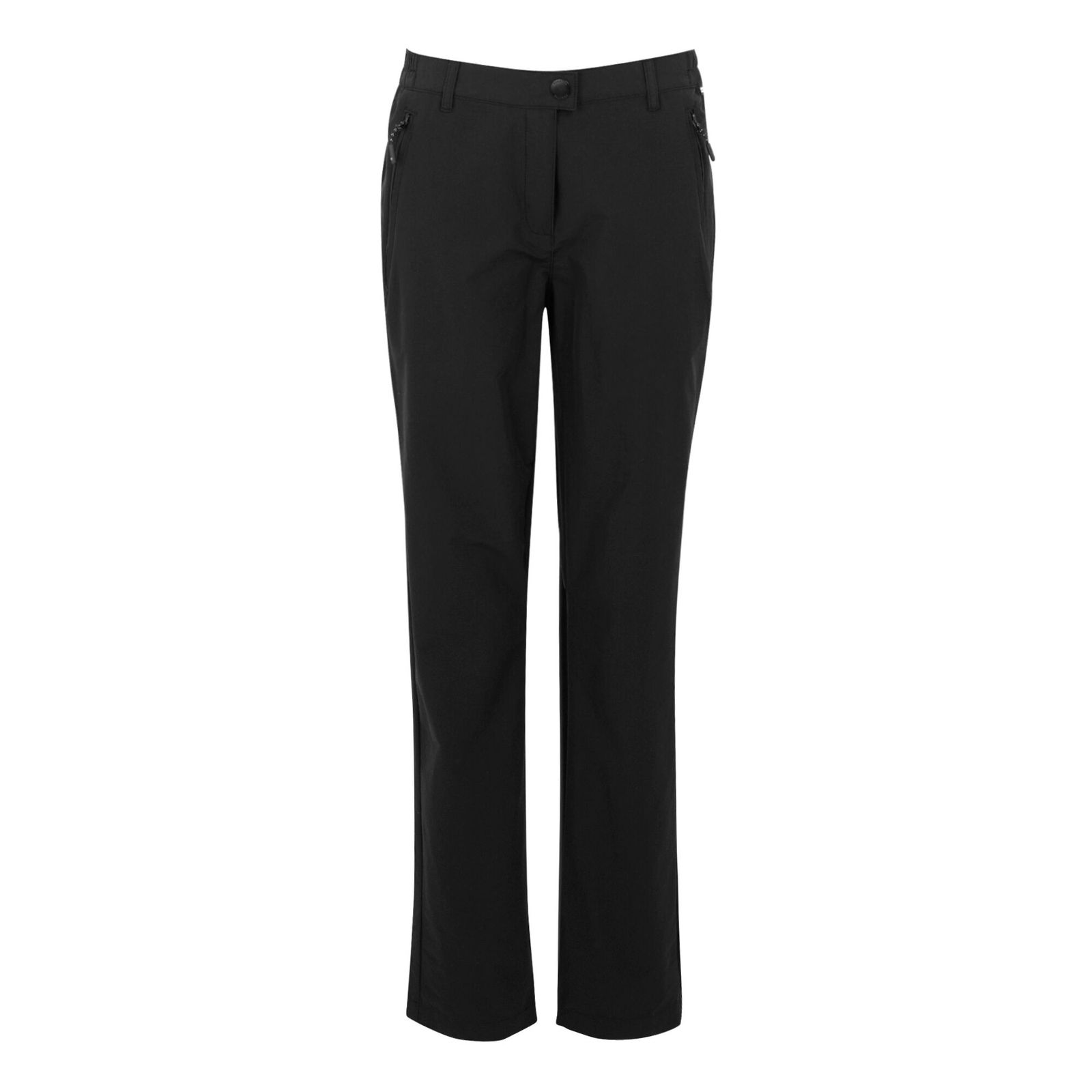 Regatta Women's   Black Hiking Trousers Highton Ii Recycled Polyamide in Size 12R, BrandAlley