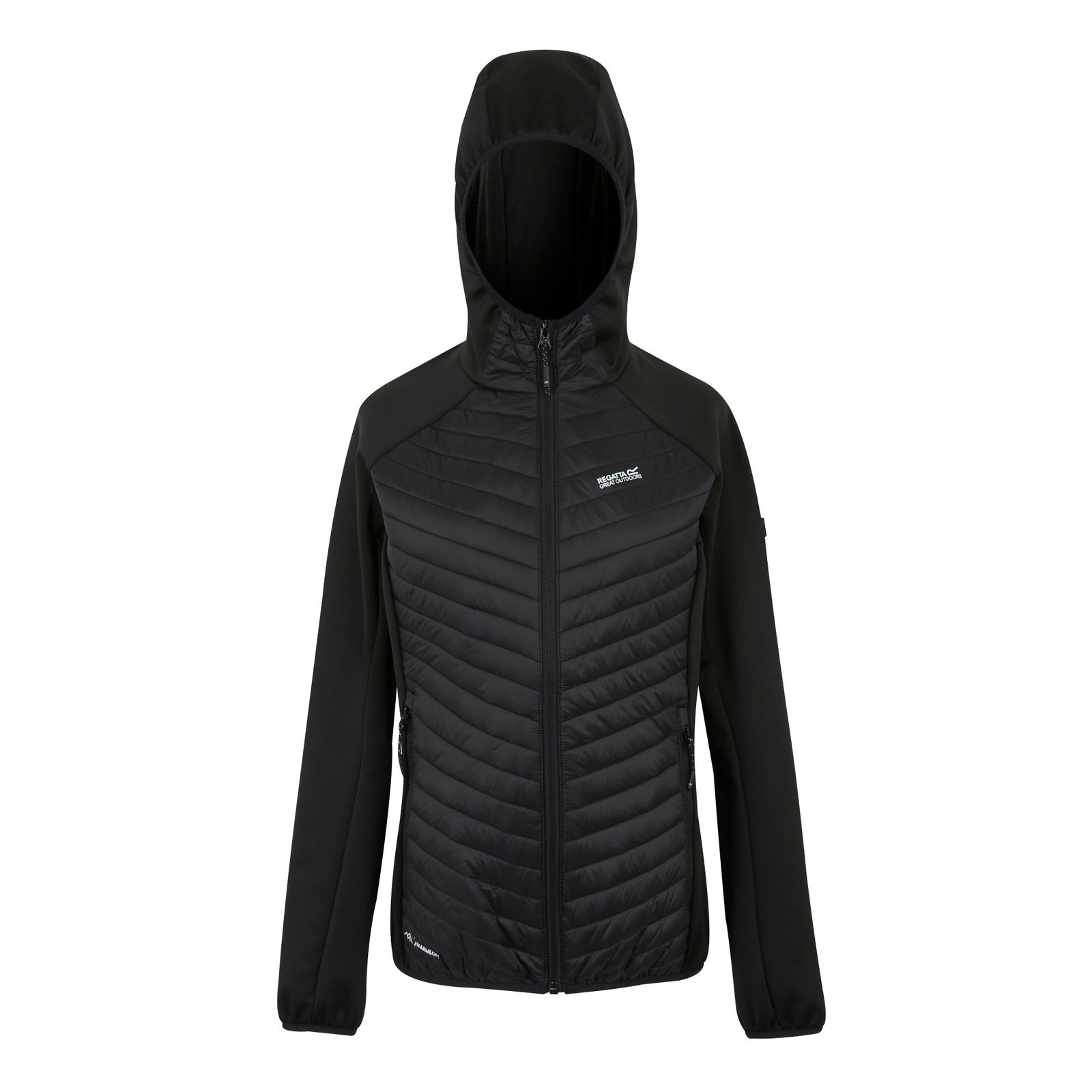 Regatta Women's  Hybrid Jacket Anderson Mixed Black in Size 16, BrandAlley