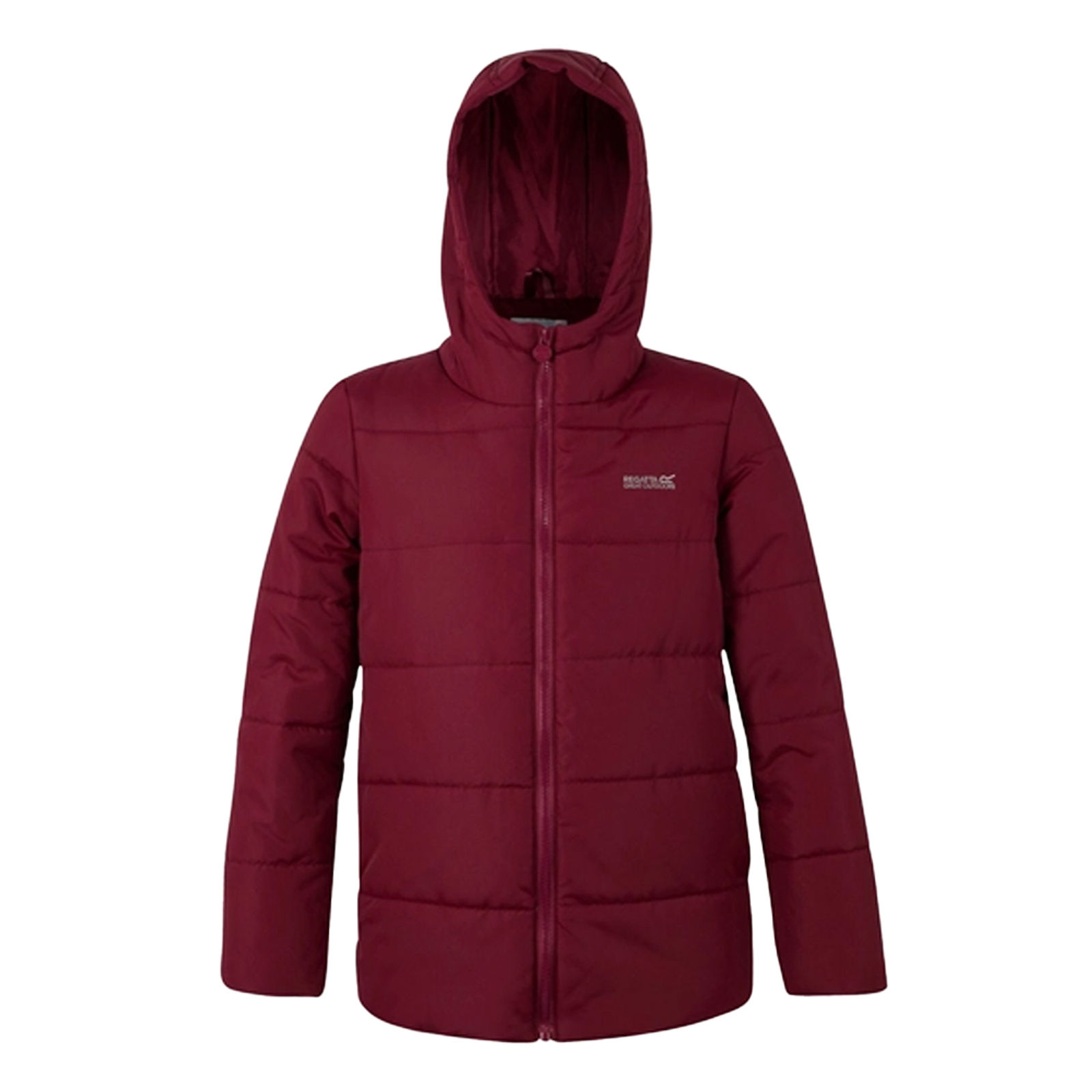 Regatta Boys   Purple Padded Jacket Halkner Polyester Dark Pimento in Size 7/8 Years, BrandAlley