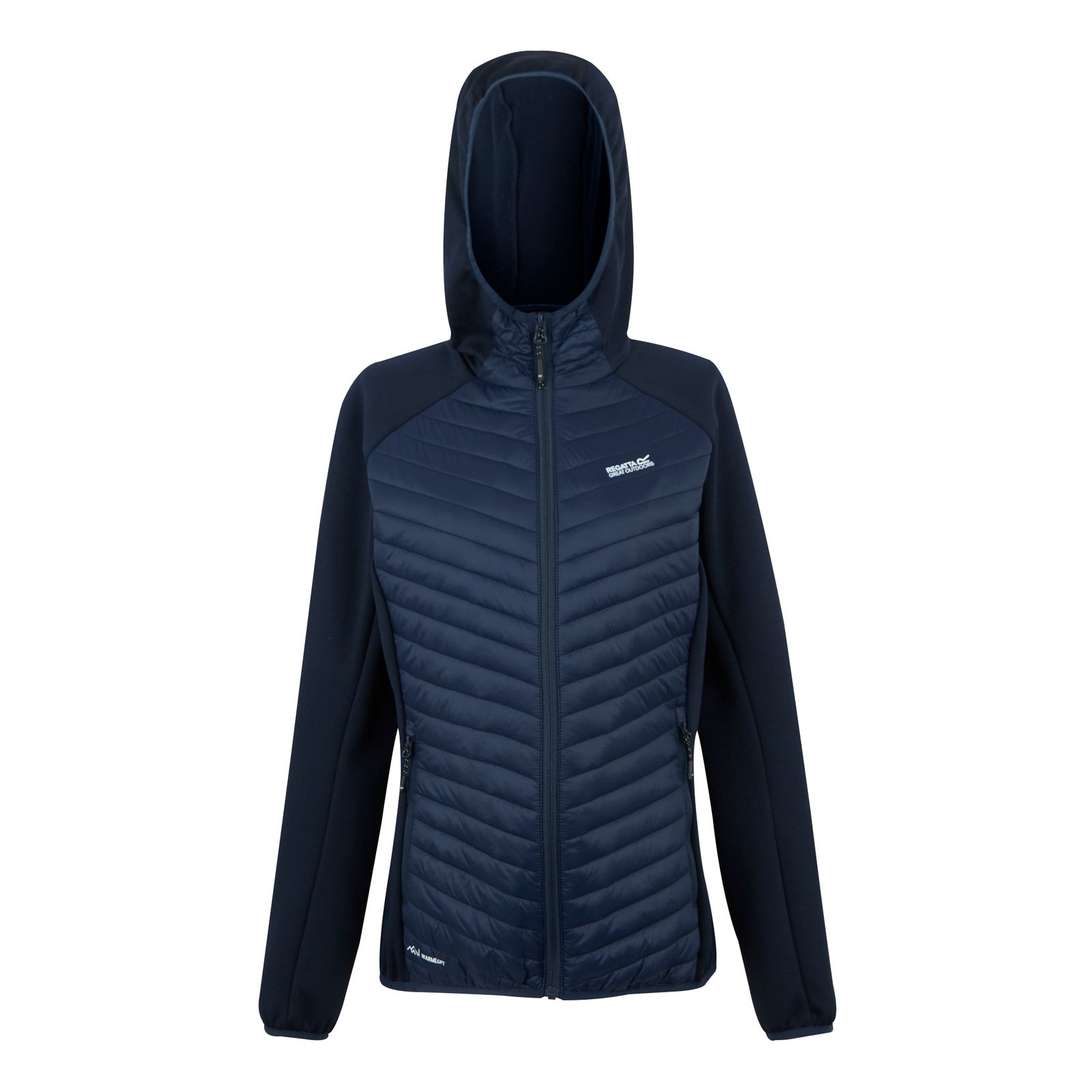 Regatta Women's   Navy Hybrid Jacket Anderson Mixed in Size 10, BrandAlley