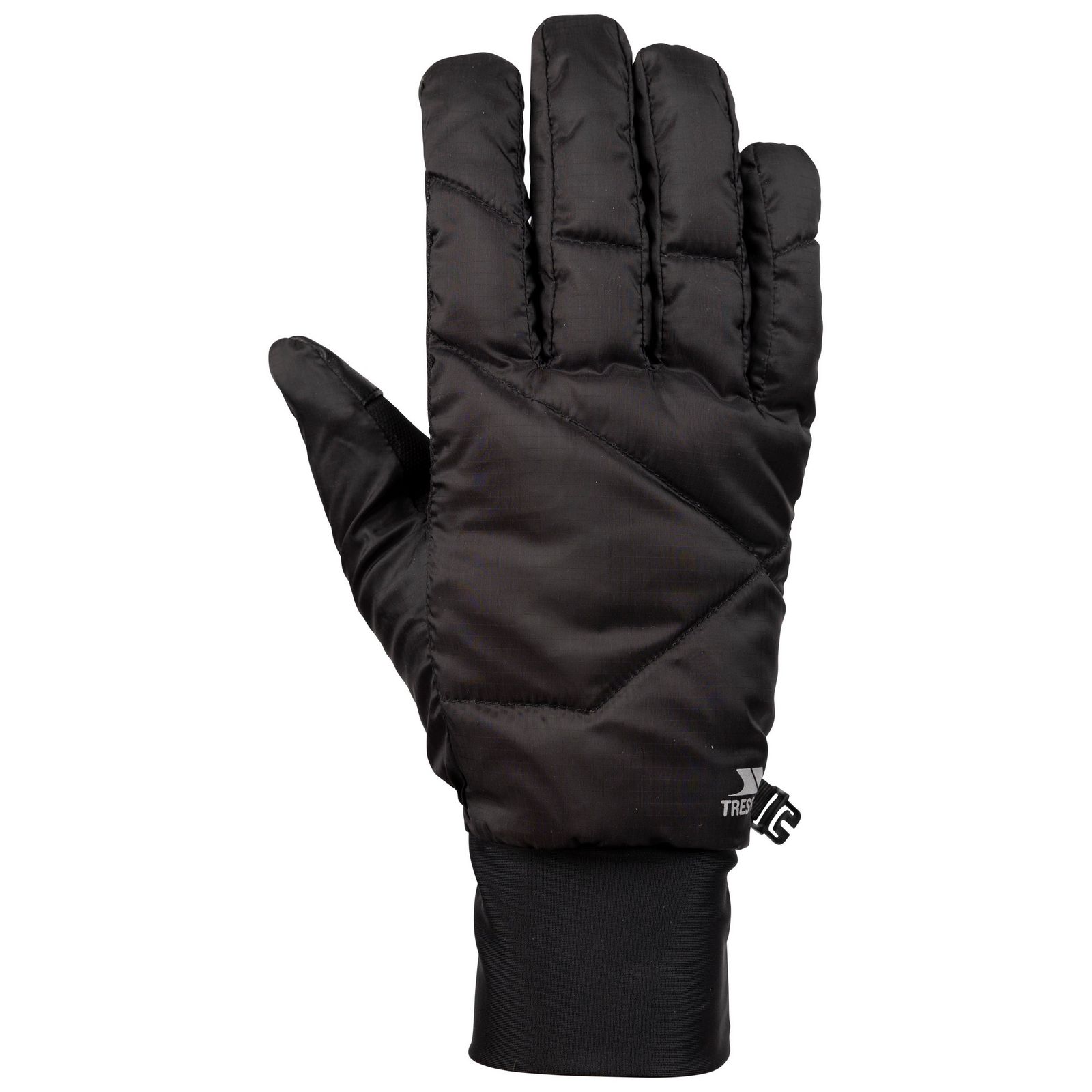 Trespass Men's   Black Adult Vinny Down Gloves in Size XL, BrandAlley