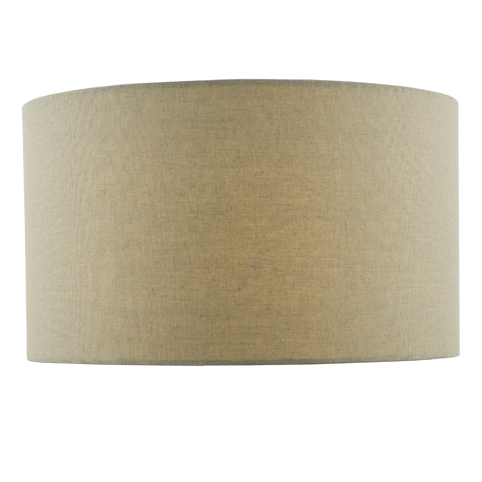 The Lighting Studio   Edmond Grey Faux Silk Drum Shade 35cm in Size 35cm, BrandAlley