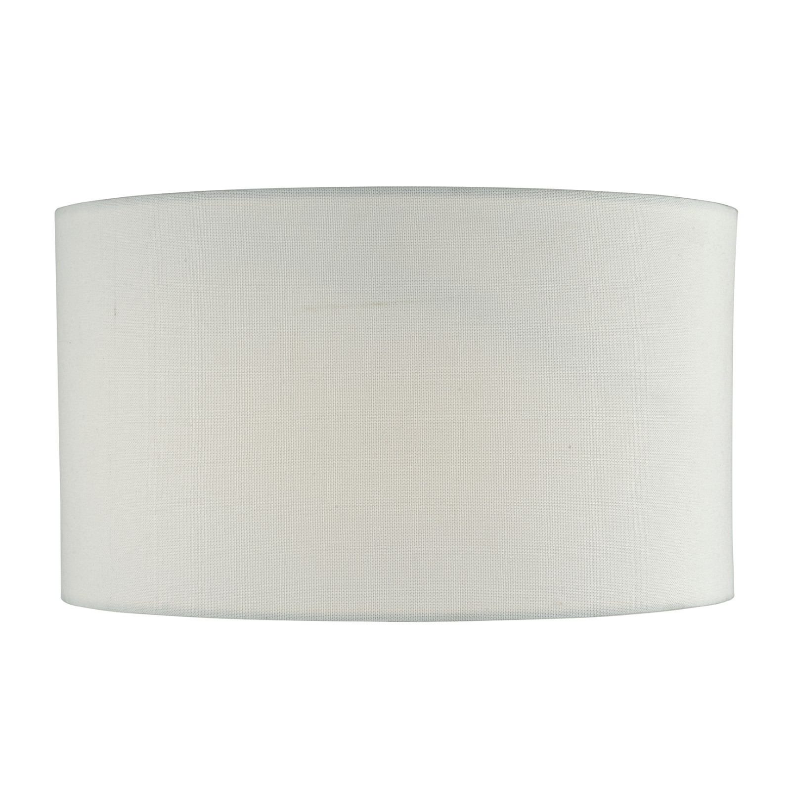 The Lighting Studio   Ingleby White Cotton Drum Shade 35cm in Size 35cm, BrandAlley