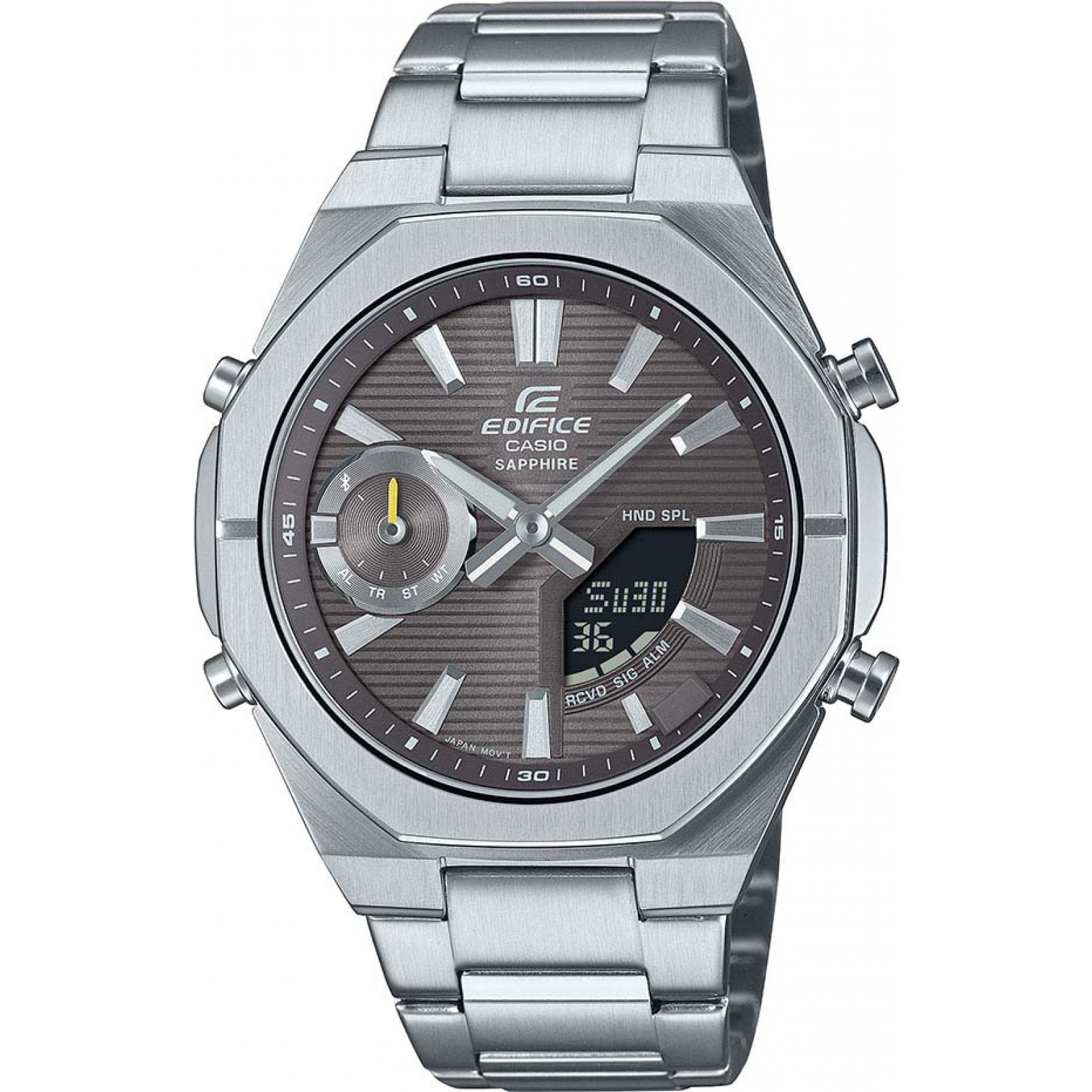 Casio Men's   Silver Ecb-S10d-8Aef  Edifice Smartwatch , BrandAlley