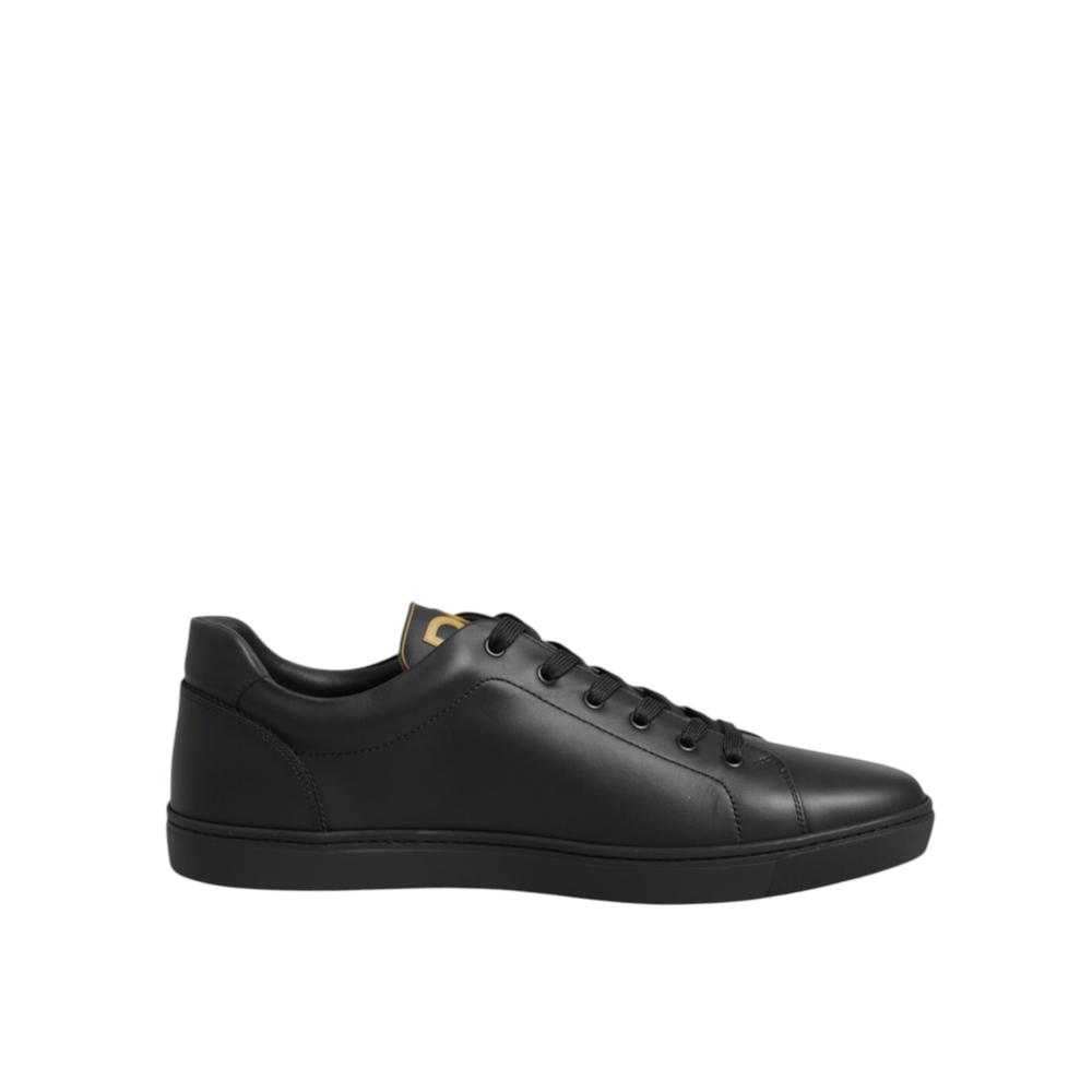 Dolce & Gabbana Street Life Low Top Sneakers- Black - Size 9.5