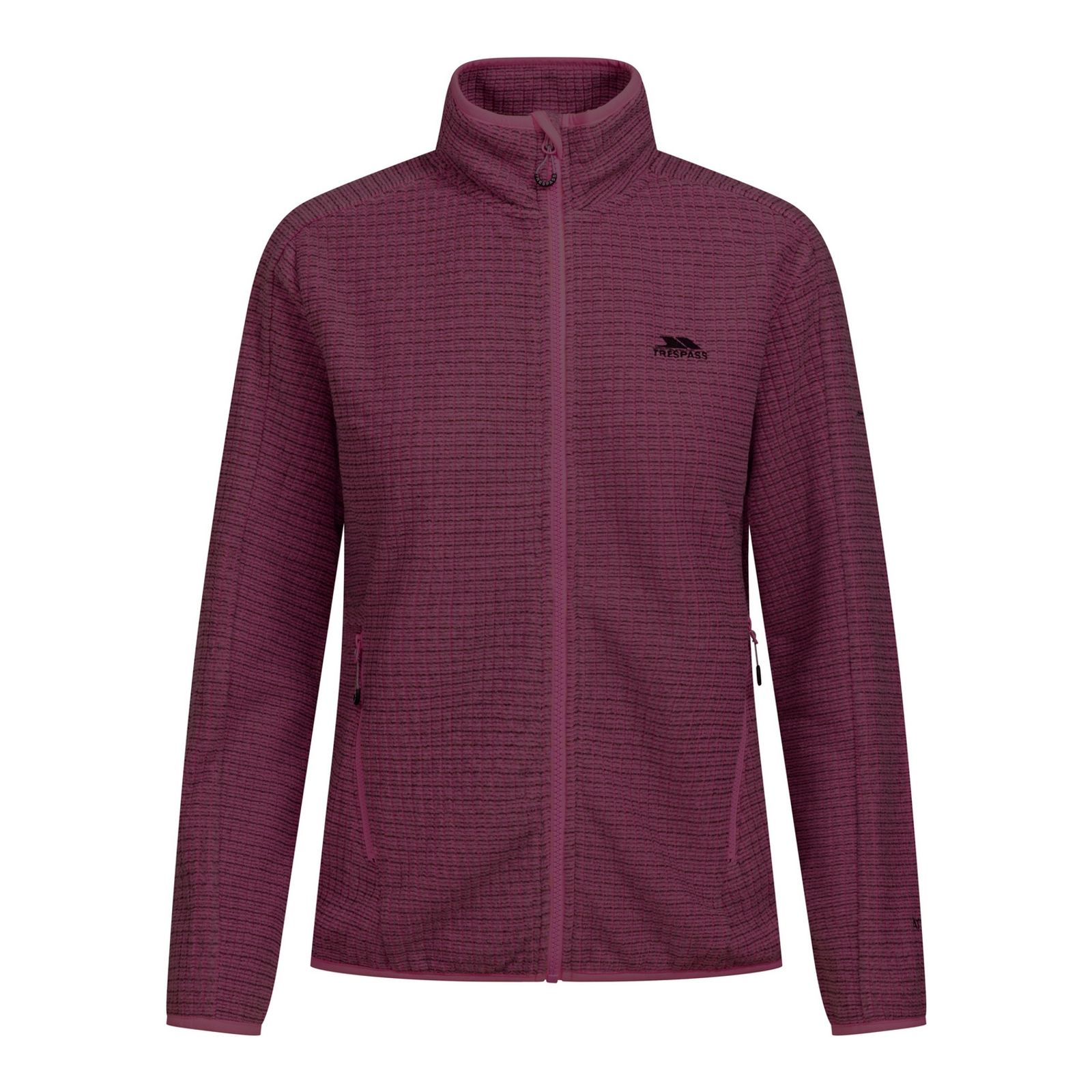 Trespass Women's   Purple / Celia Fleece Jacket Shiraz in Size XXL, BrandAlley