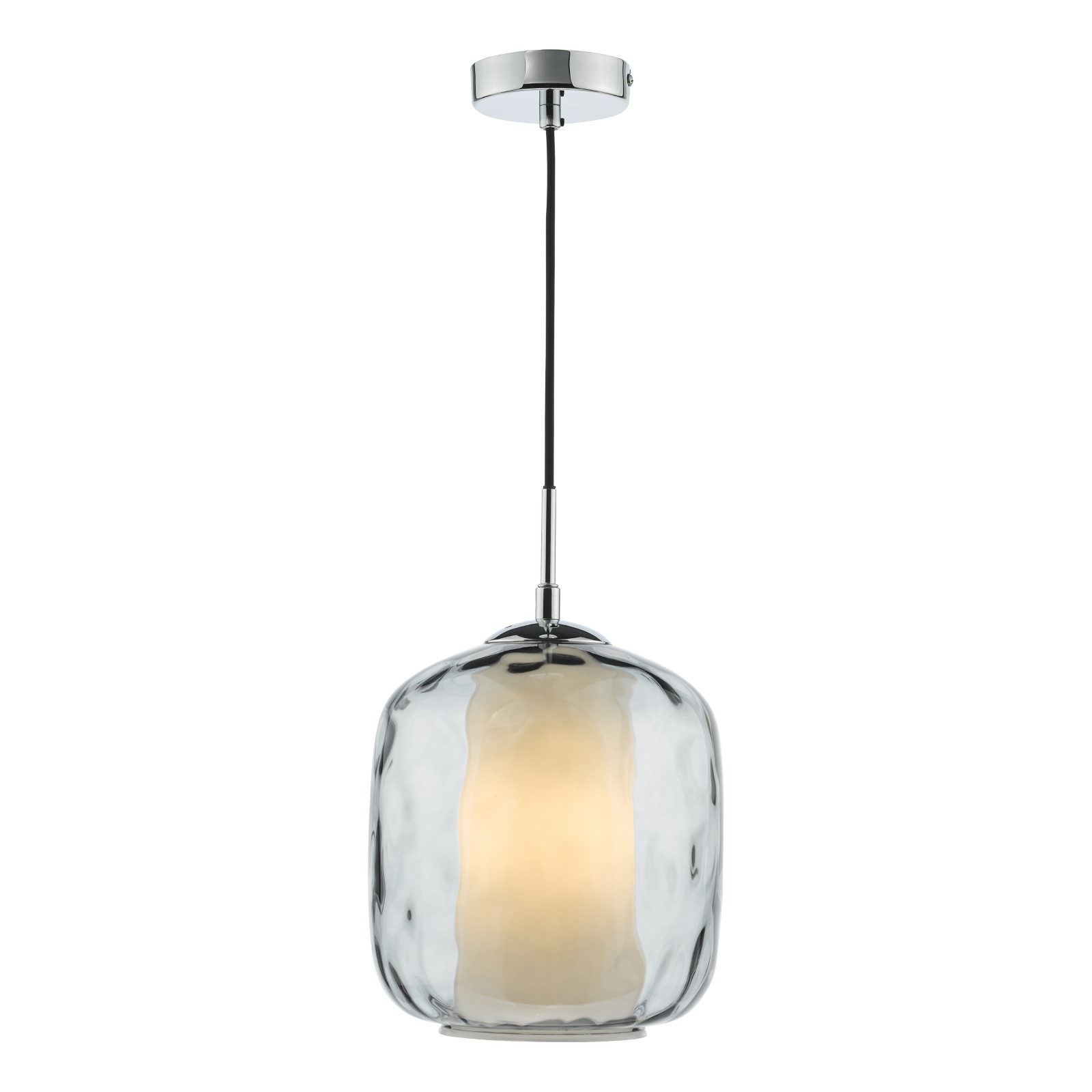 The Lighting Studio   Majella Pendant Polished Chrome and Smoked Glass, BrandAlley