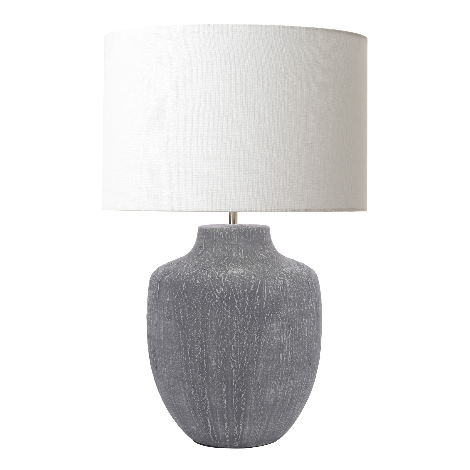 The Lighting Studio    Grey Udine Table Lamp Textured Base Only, BrandAlley