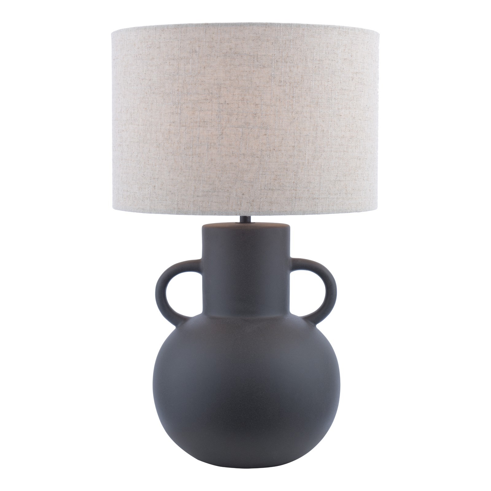 The Lighting Studio    Black Urn Ceramic Table Lamp With Shade, BrandAlley