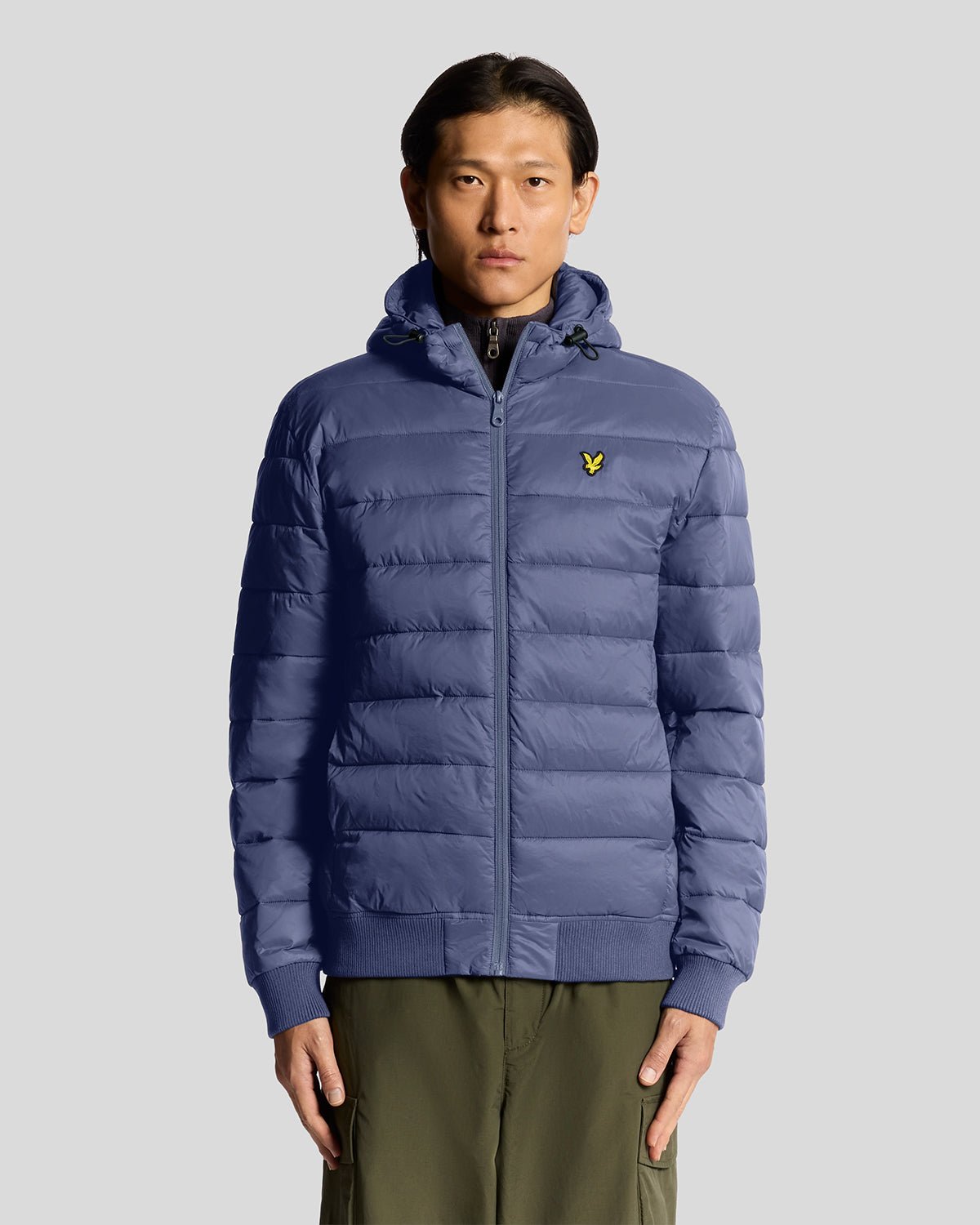 Lyle & Scott Men's   Grey Puffer Jacket in Size XS, BrandAlley