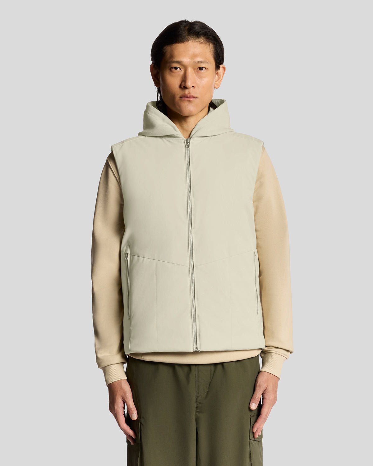 Lyle & Scott Men's   Grey Water Resistant Insulated Gilet in Size M, BrandAlley