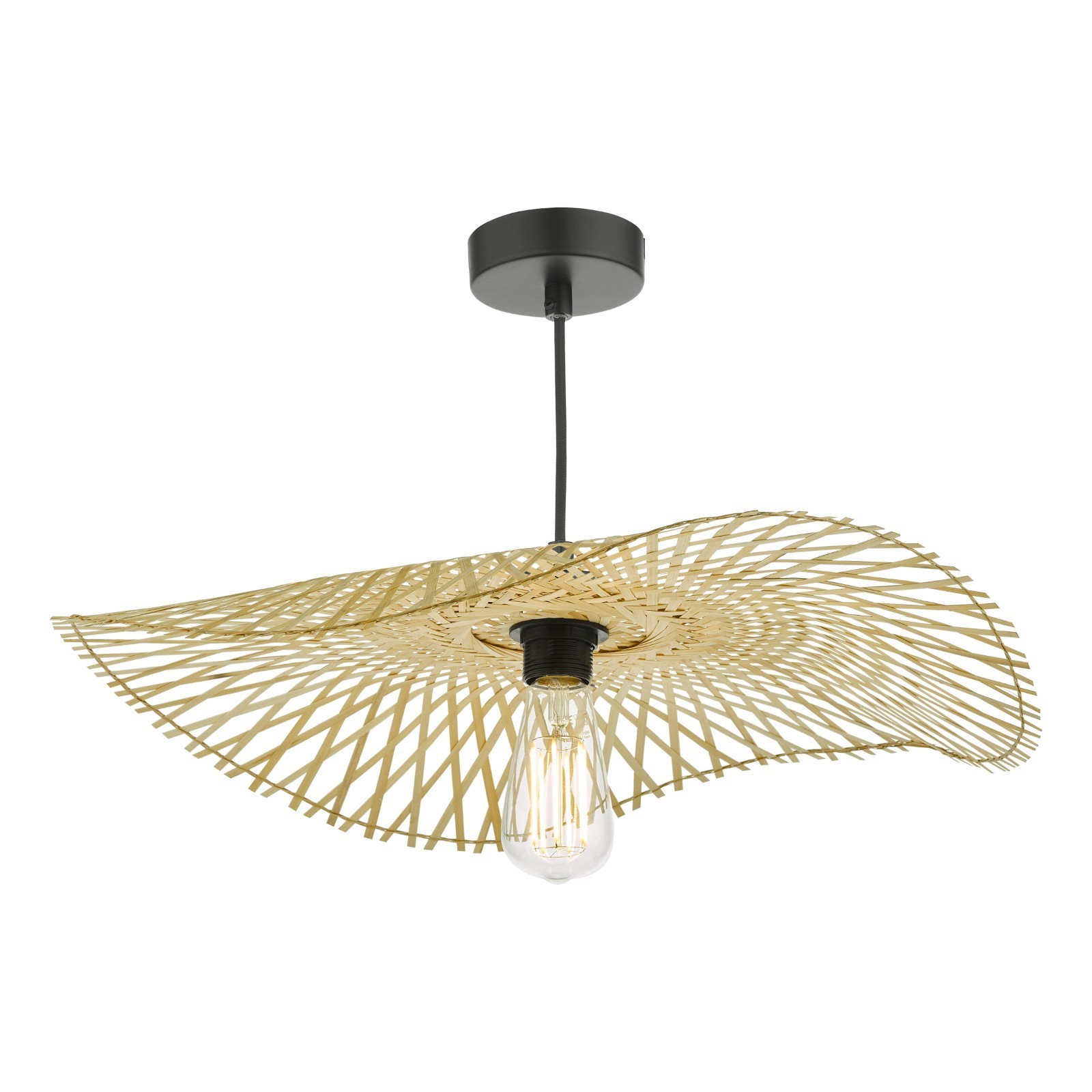 The Lighting Studio   Deja Easy Fit Pendant Natural Rattan, BrandAlley