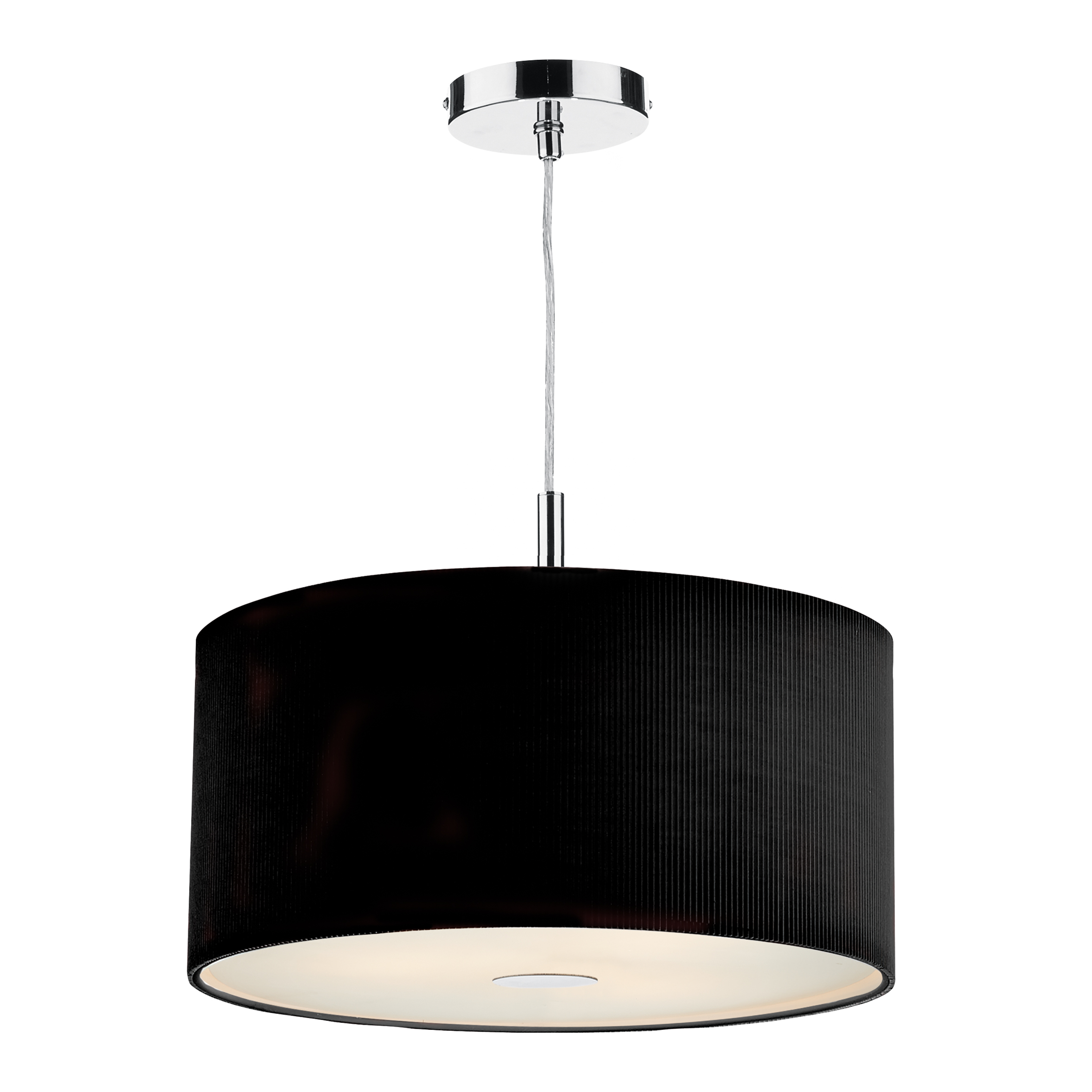 The Lighting Studio    Black Zaragoza 3 Light Pendant 40Cm in Size 3, BrandAlley