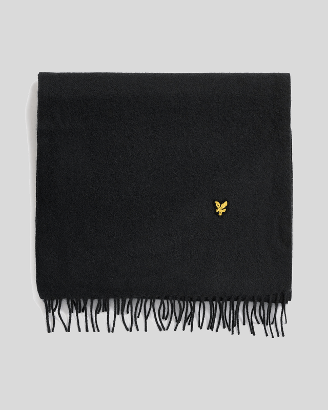 Lyle & Scott Men's  Lambswool Blend Scarf , BrandAlley