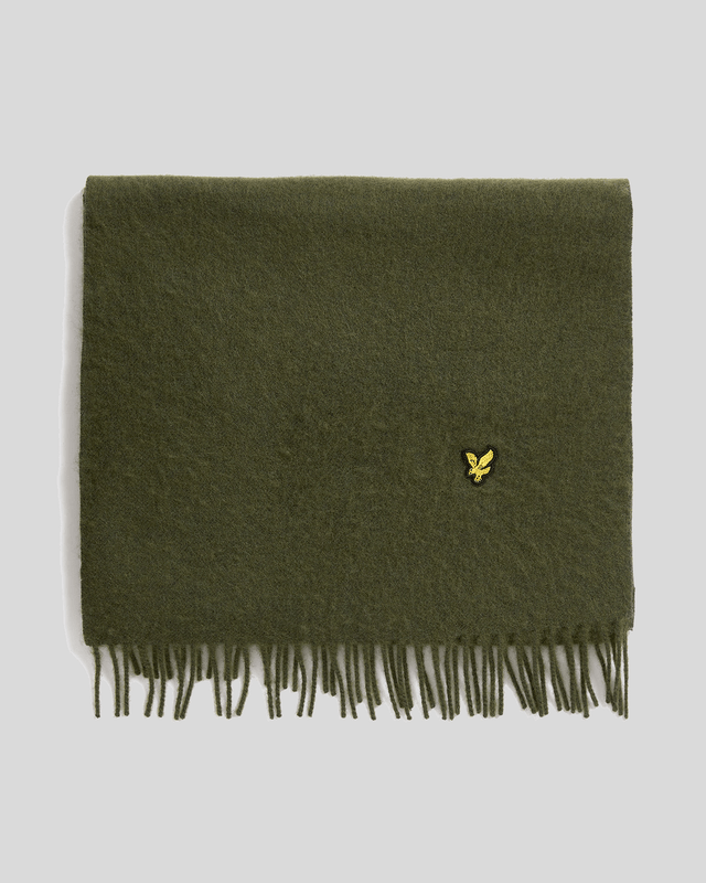 Lyle & Scott Men's  Lambswool Blend Scarf , BrandAlley