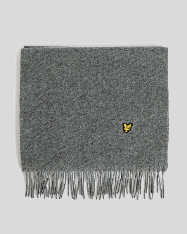 Lyle & Scott Men's  Lambswool Blend Scarf , BrandAlley