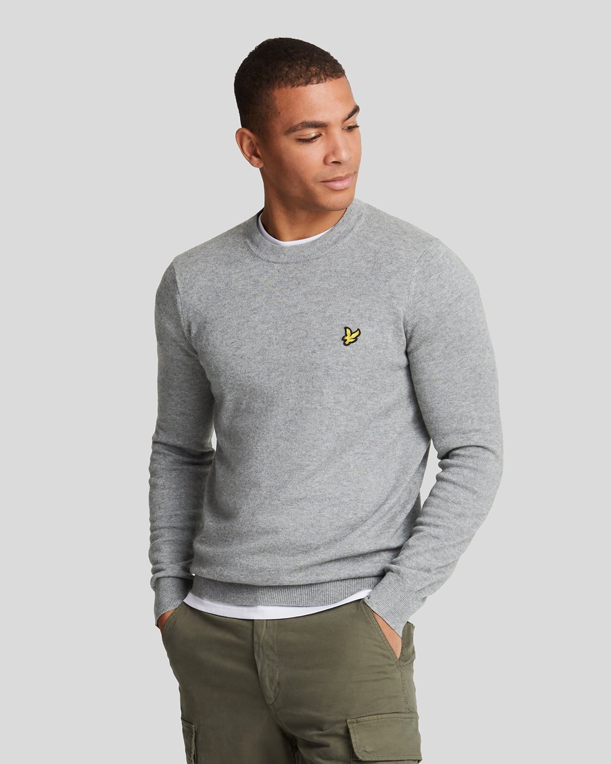 Lyle & Scott Men's  Cotton Merino Crew Neck Jumper in Size XXL, BrandAlley