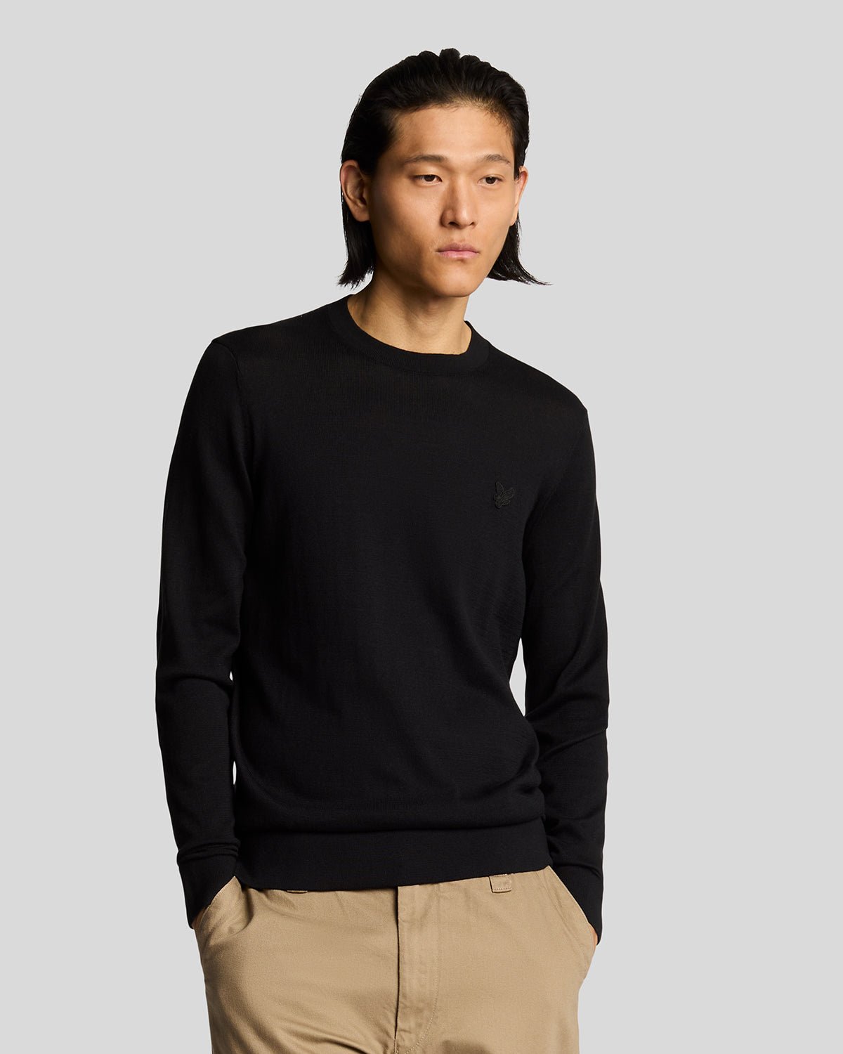 Lyle & Scott Men's  Superfine Cotton Crew Neck Jumper in Size XS, BrandAlley