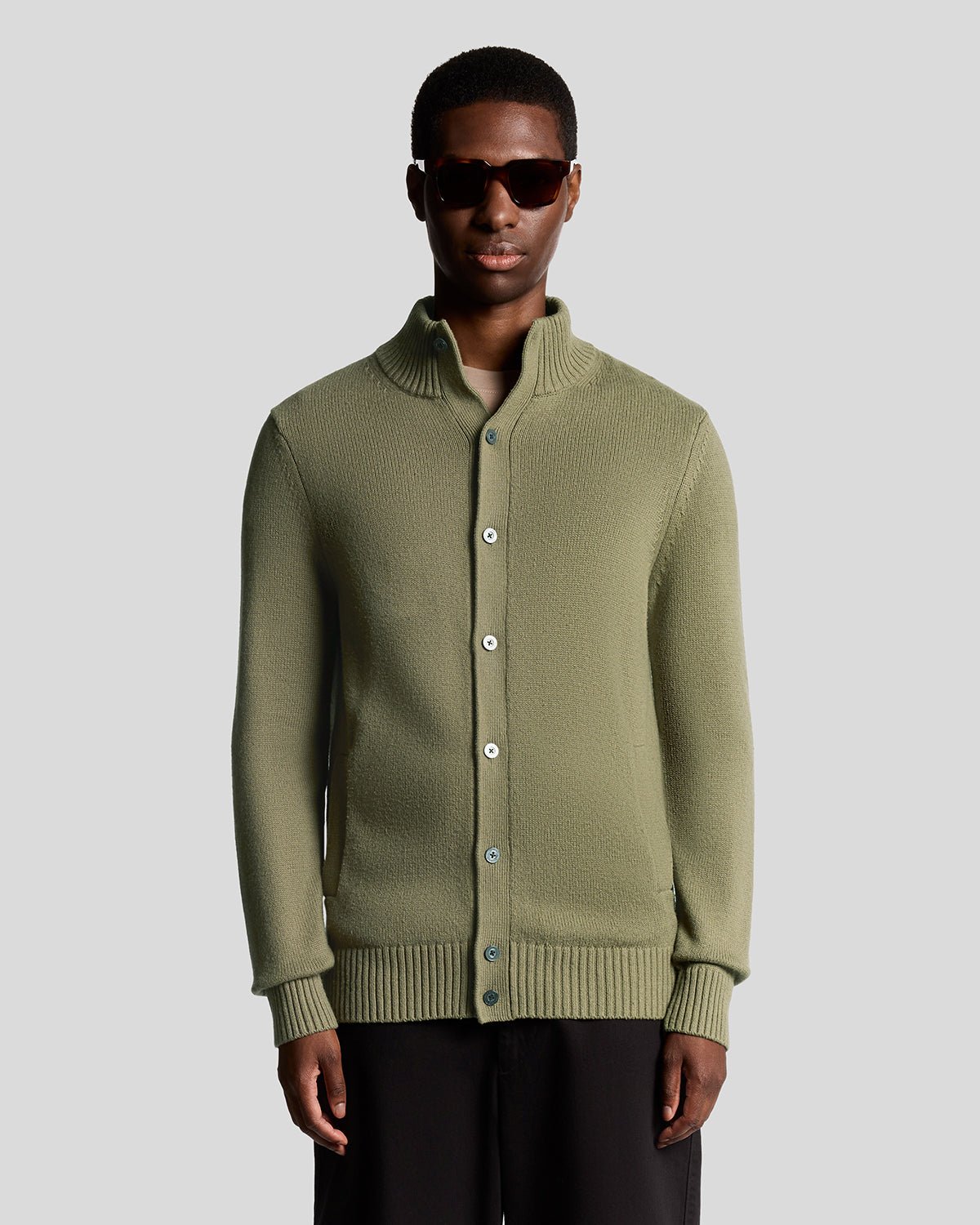 Lyle & Scott Men's  Wool Blend Cardigan in Size XXL, BrandAlley