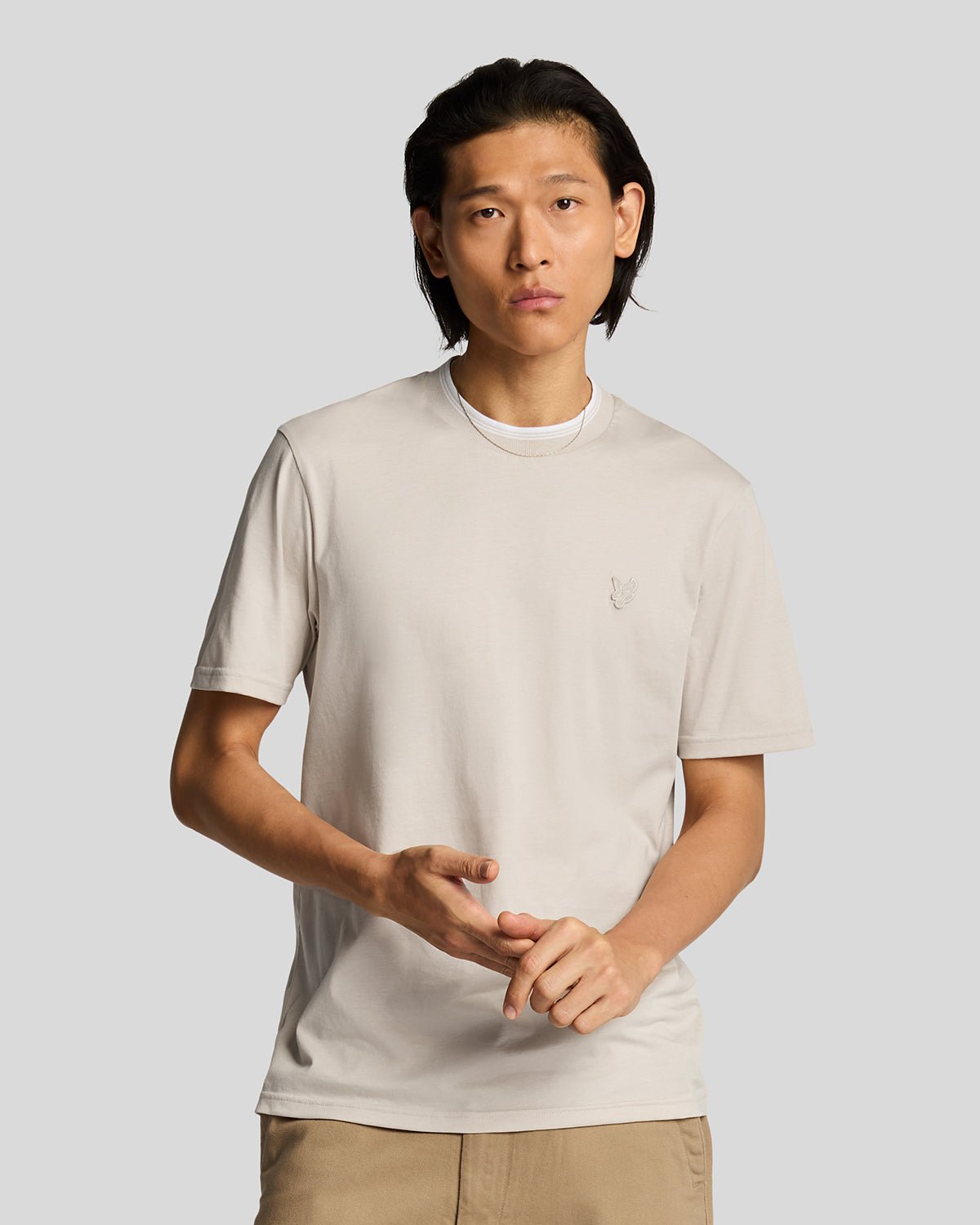 Lyle & Scott Men's  Superfine Cotton Tipped T-Shirt in Size XXL, BrandAlley