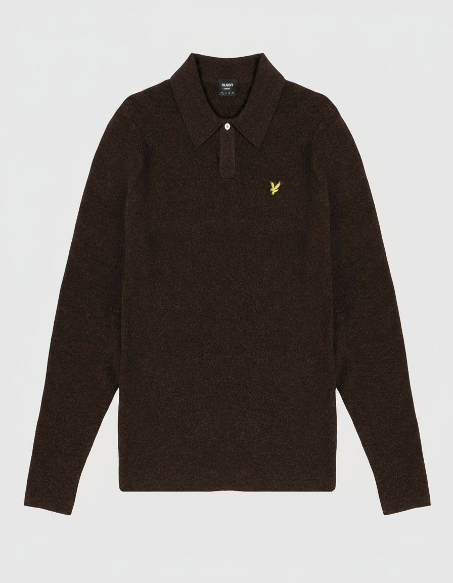 Lyle & Scott Men's  Lambswool Blend Rugby Jumper in Size XS, BrandAlley