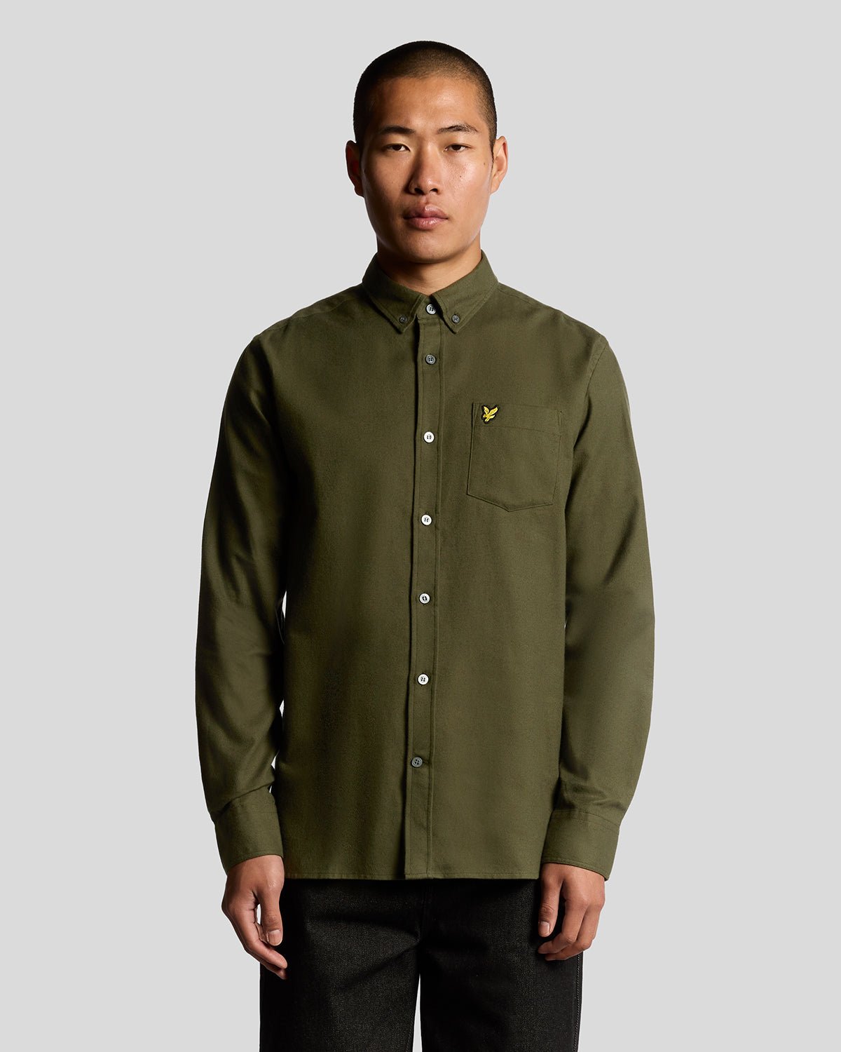 Lyle & Scott Men's  Button Down Flannel Shirt in Size L, BrandAlley